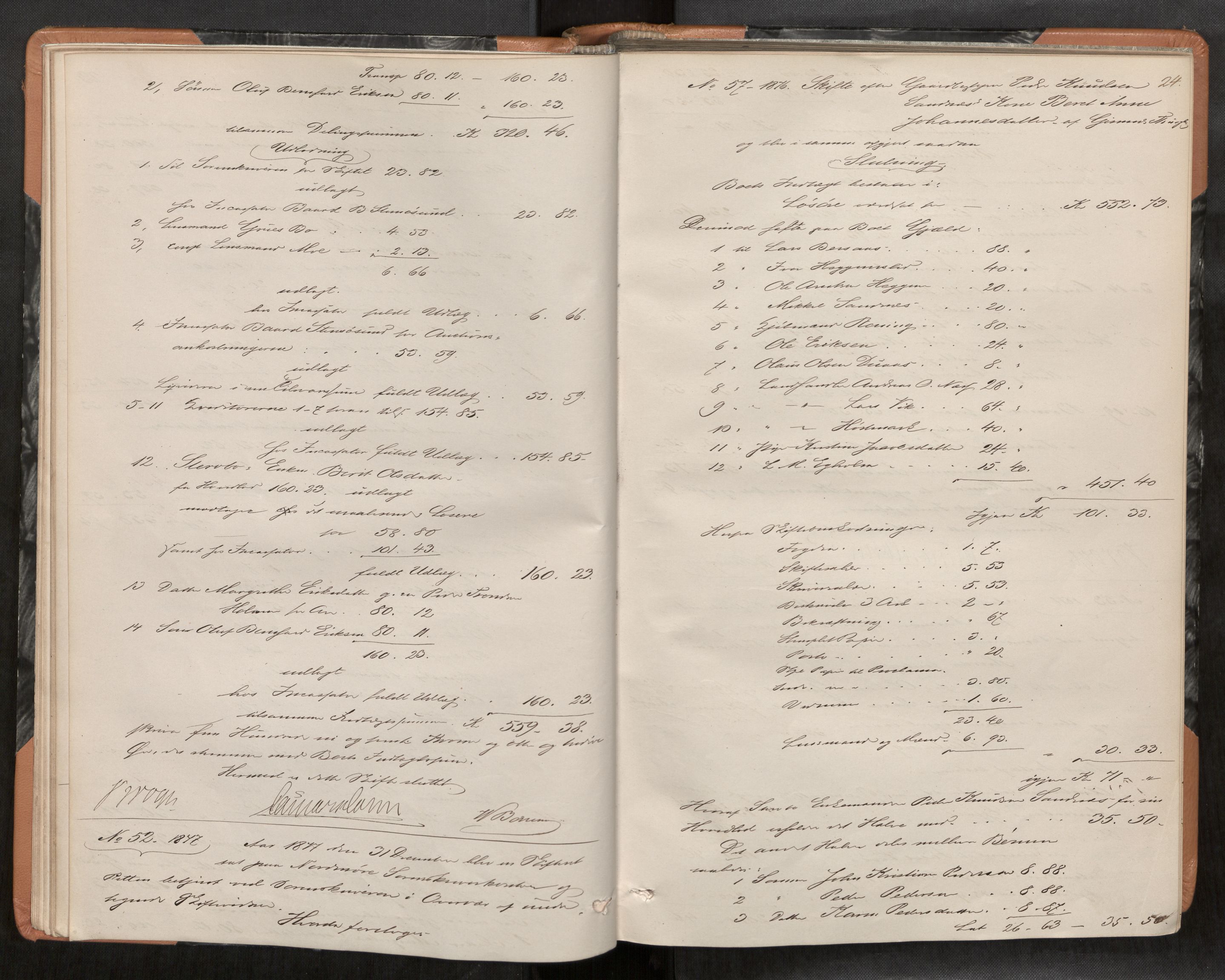 Nordmøre sorenskriveri, AV/SAT-A-4132/1/3/3A/L0038: Utlodningsprotokoll nr. 07, 1877-1881, p. 24