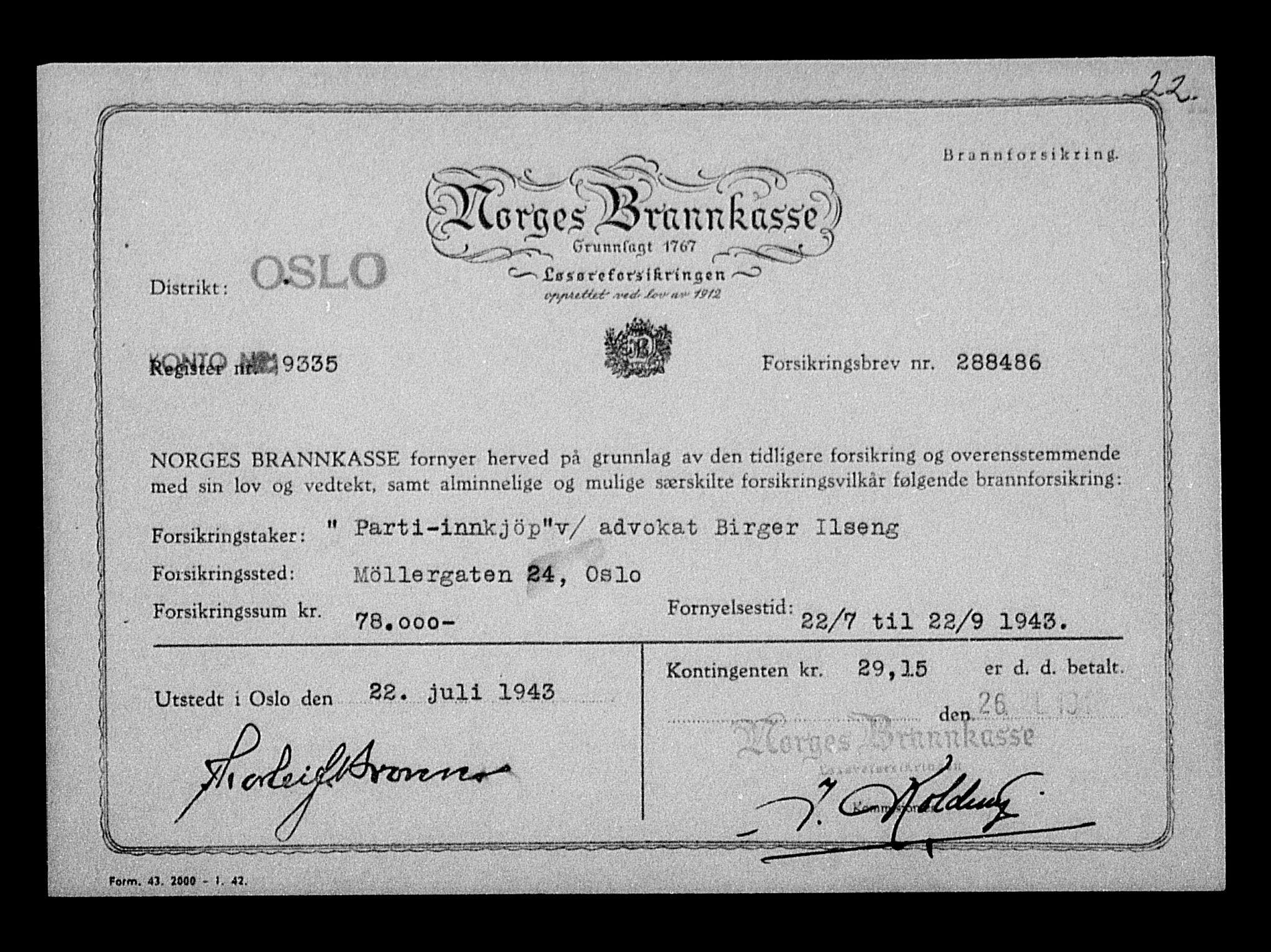 Justisdepartementet, Tilbakeføringskontoret for inndratte formuer, AV/RA-S-1564/H/Hc/Hcc/L0948: --, 1945-1947, p. 167