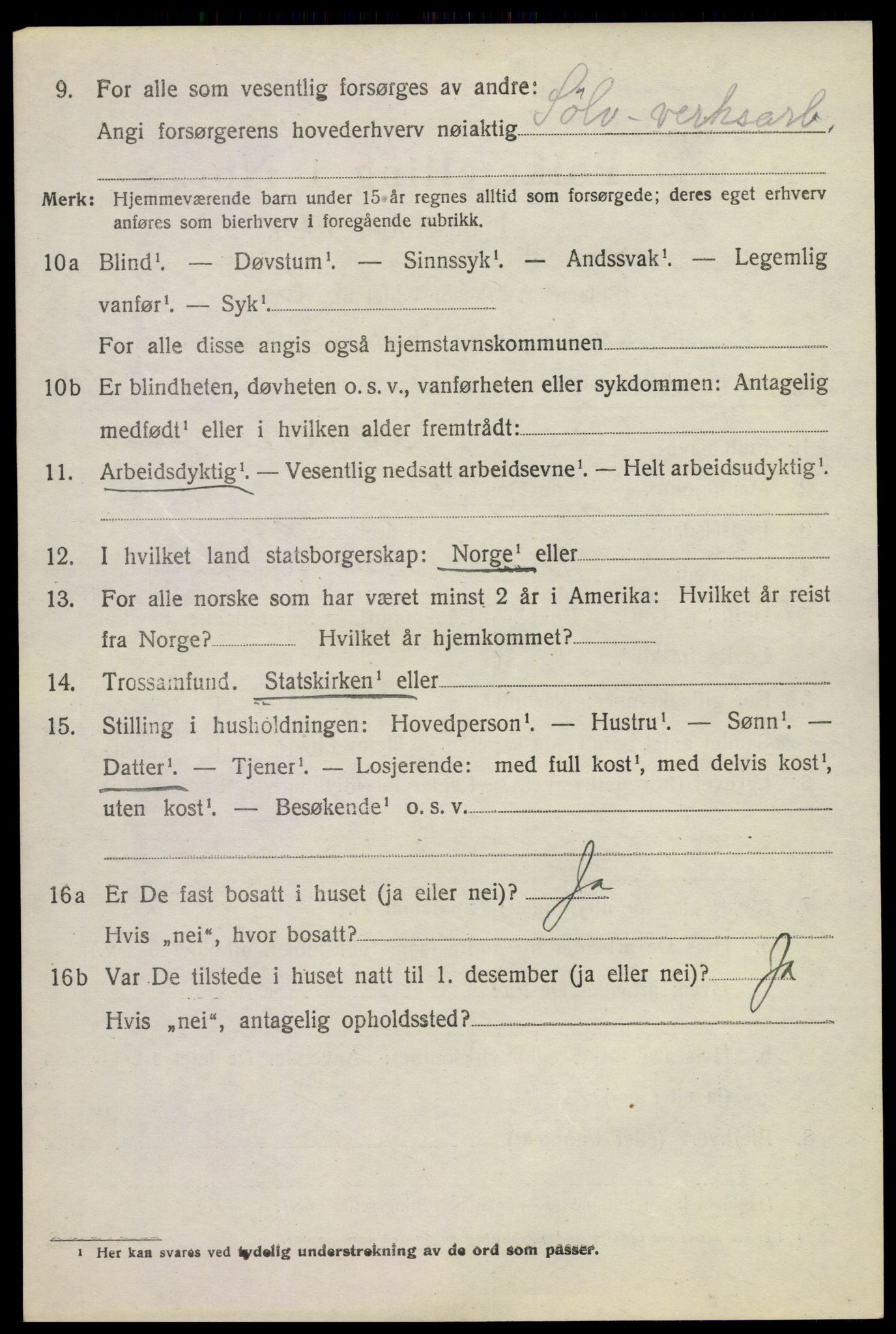 SAKO, 1920 census for Ytre Sandsvær, 1920, p. 1735