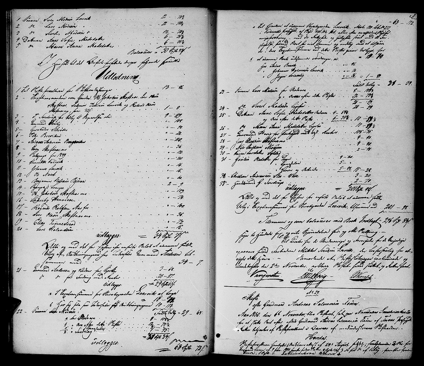 Namdal sorenskriveri, AV/SAT-A-4133/1/3/3A/L0043: Skifteprotokoll nr. 5, 1850-1858, p. 11