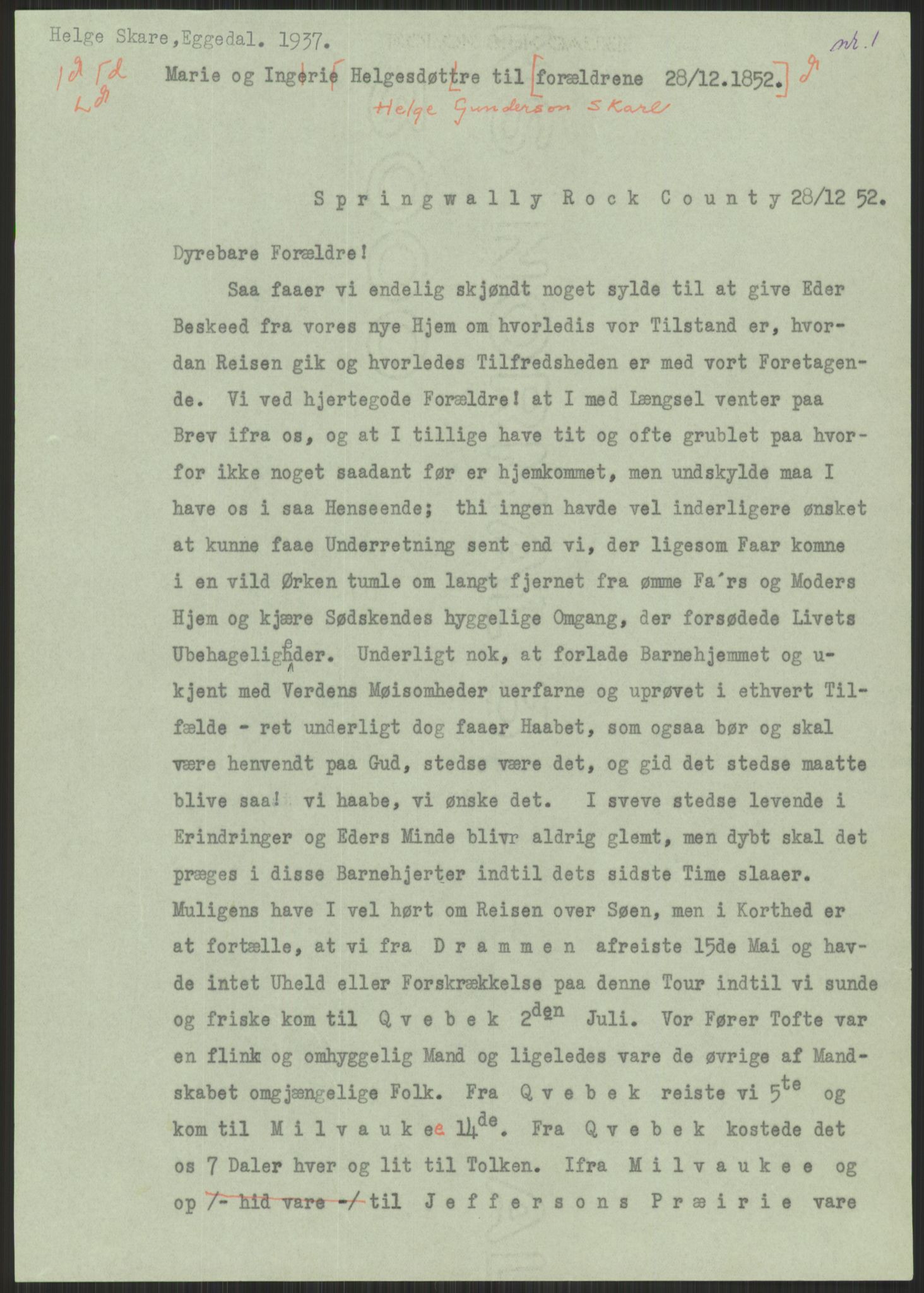 Samlinger til kildeutgivelse, Amerikabrevene, AV/RA-EA-4057/F/L0021: Innlån fra Buskerud: Michalsen - Ål bygdearkiv, 1838-1914, p. 231