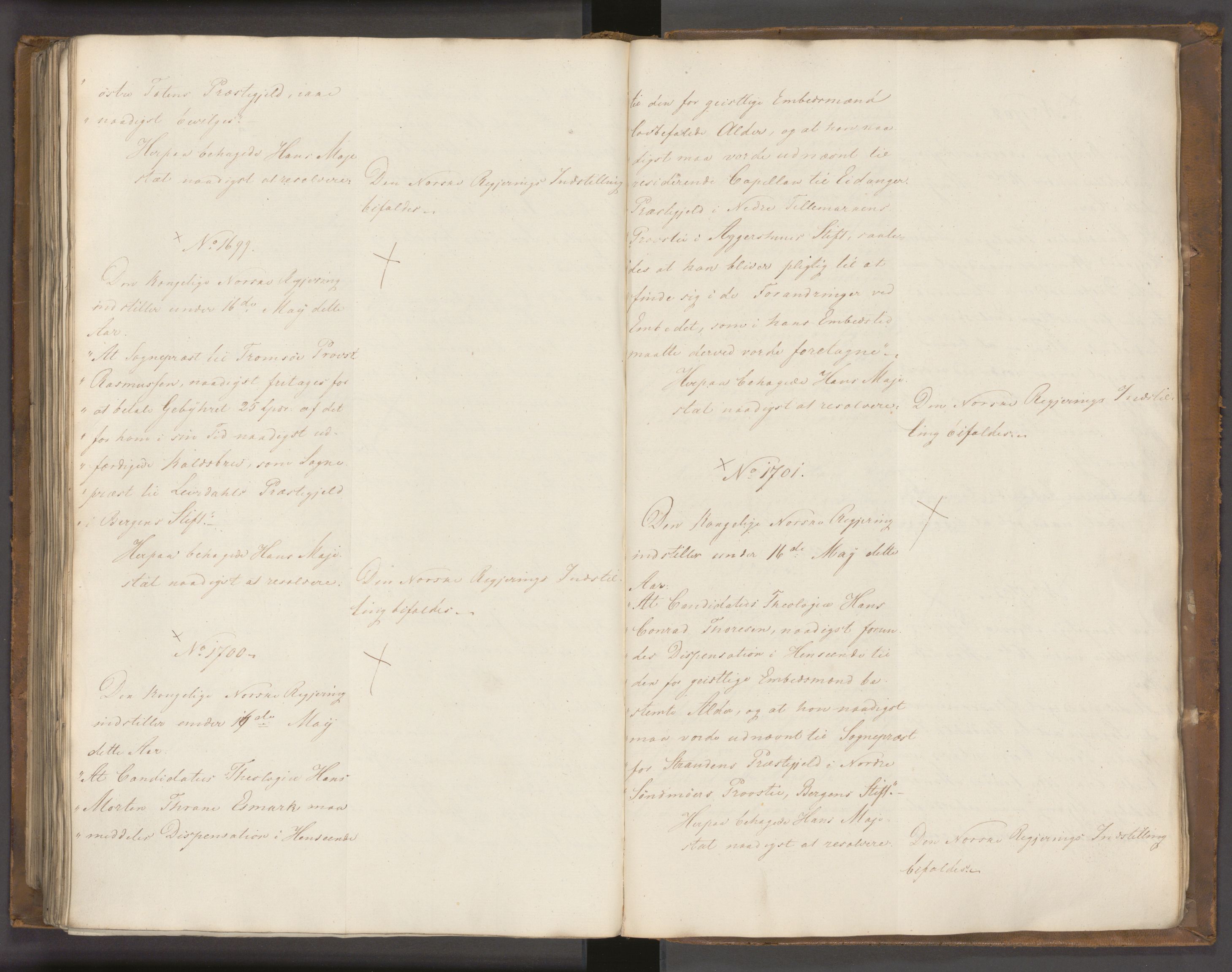 Statsrådssekretariatet, AV/RA-S-1001/A/Ab/L0022: Kgl. res. nr. 1210-1721, 1. halvår, 1826