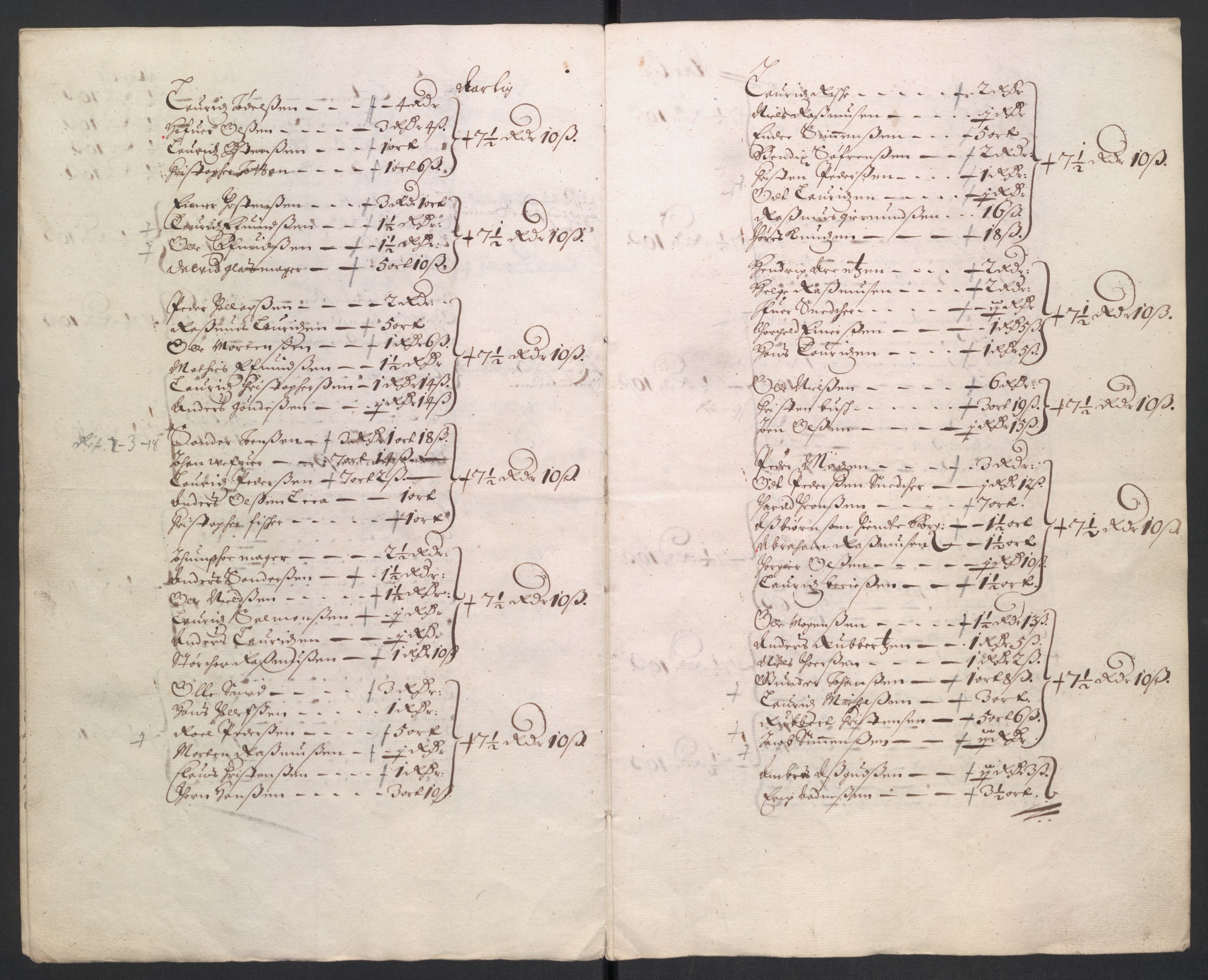 Rentekammeret inntil 1814, Reviderte regnskaper, Byregnskaper, RA/EA-4066/R/Ro/L0301: [O3] Kontribusjonsregnskap, 1679-1684, p. 27