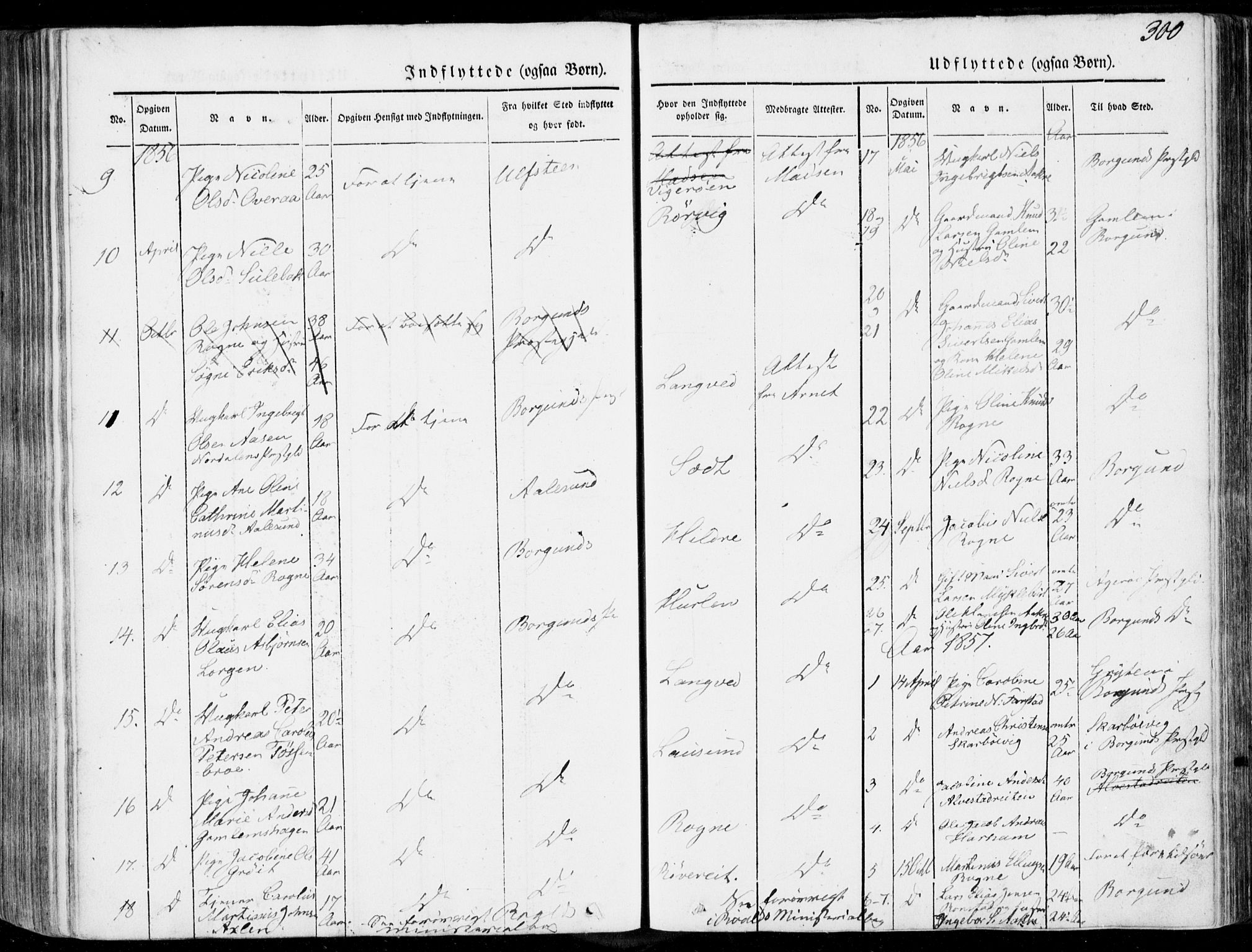 Ministerialprotokoller, klokkerbøker og fødselsregistre - Møre og Romsdal, SAT/A-1454/536/L0497: Parish register (official) no. 536A06, 1845-1865, p. 300