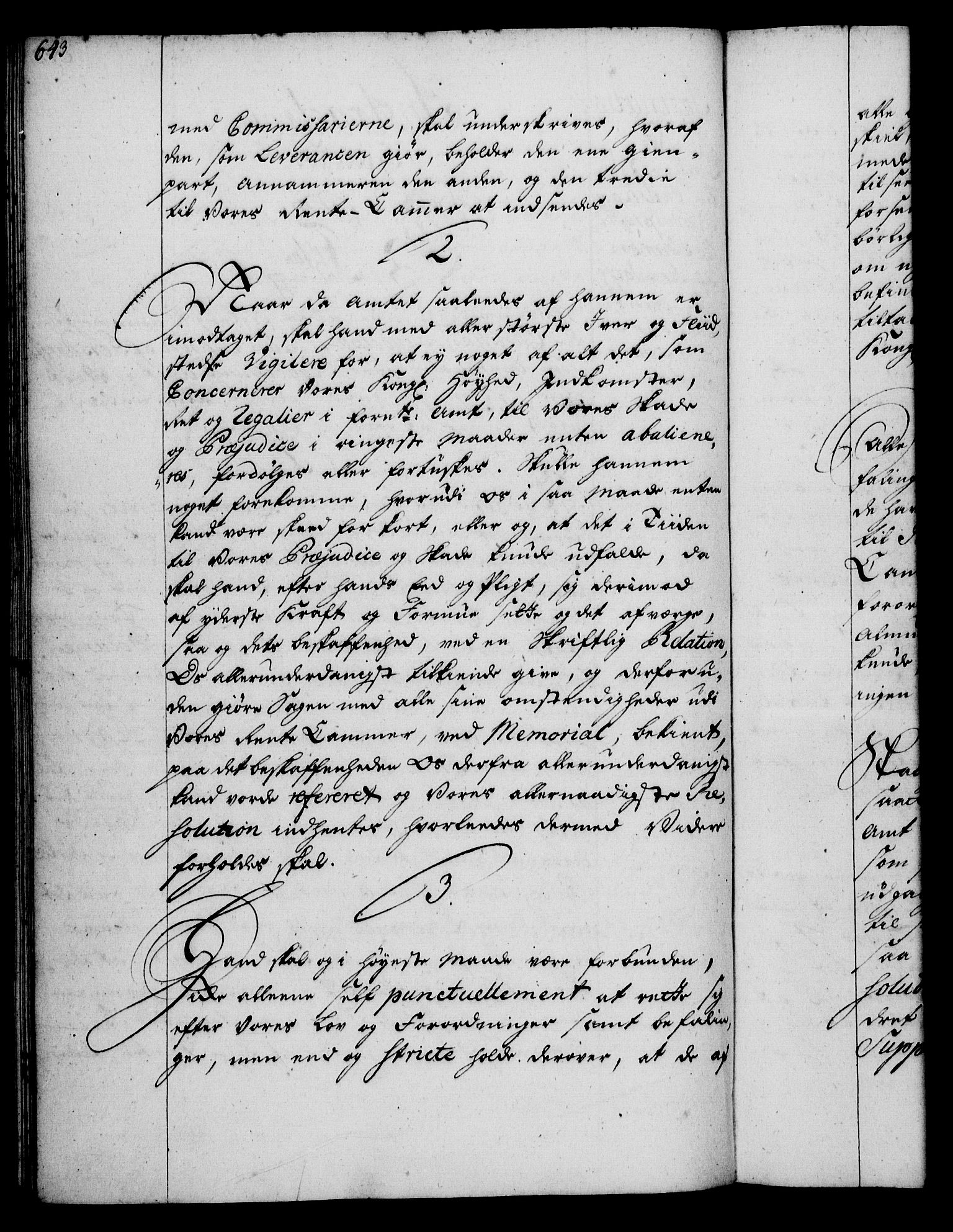 Rentekammeret, Kammerkanselliet, RA/EA-3111/G/Gg/Ggi/L0002: Norsk instruksjonsprotokoll med register (merket RK 53.35), 1729-1751, p. 643