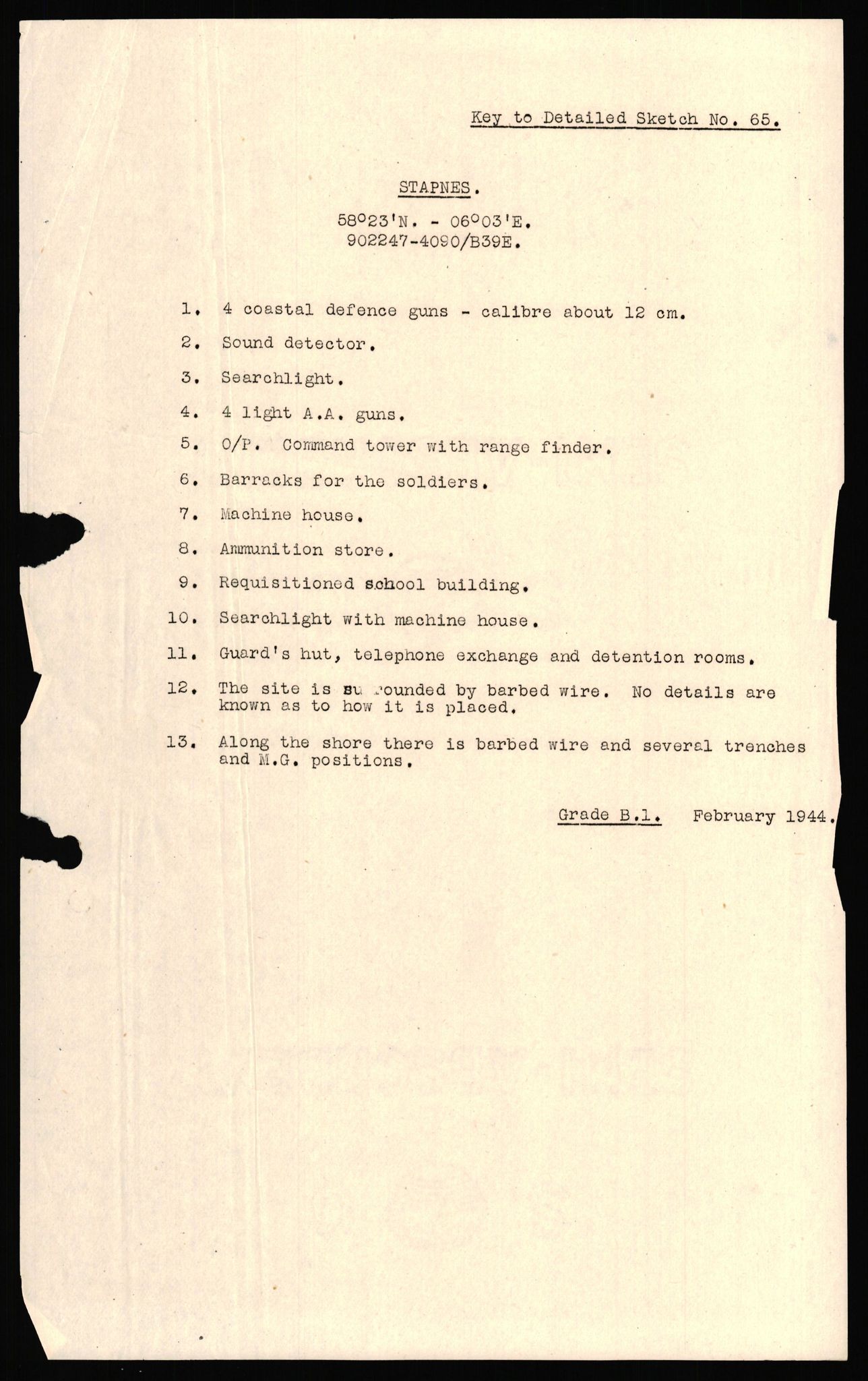Forsvaret, Forsvarets overkommando II, AV/RA-RAFA-3915/D/Dd/L0016: Rogaland, 1943-1944, p. 260