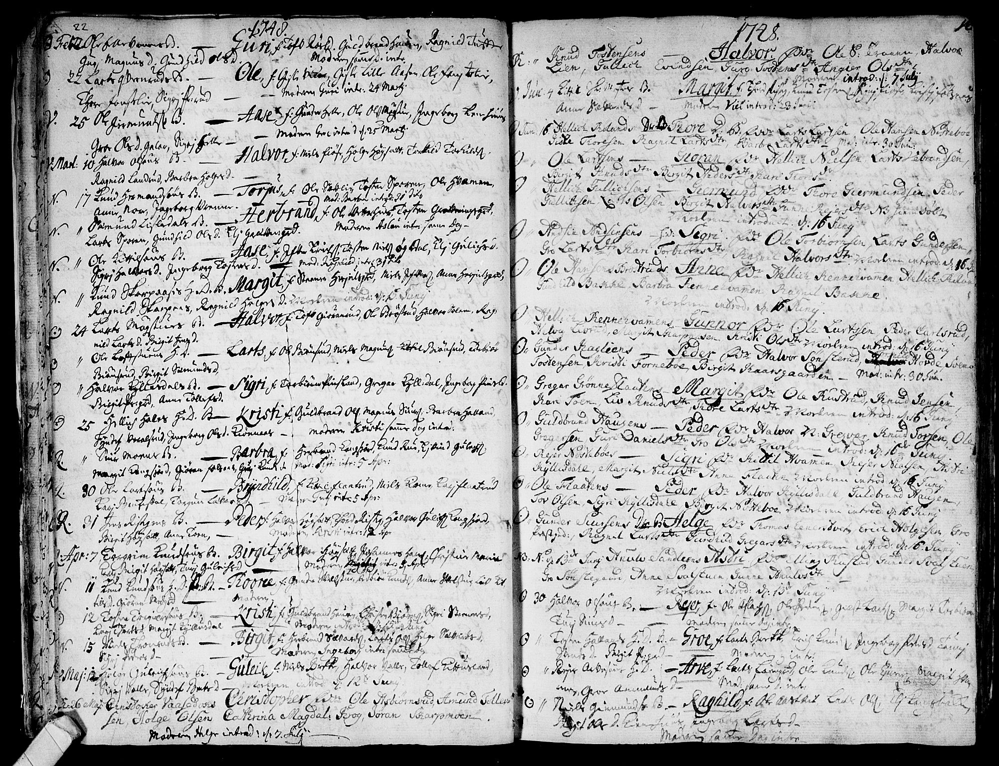 Rollag kirkebøker, SAKO/A-240/F/Fa/L0003: Parish register (official) no. I 3, 1743-1778, p. 16