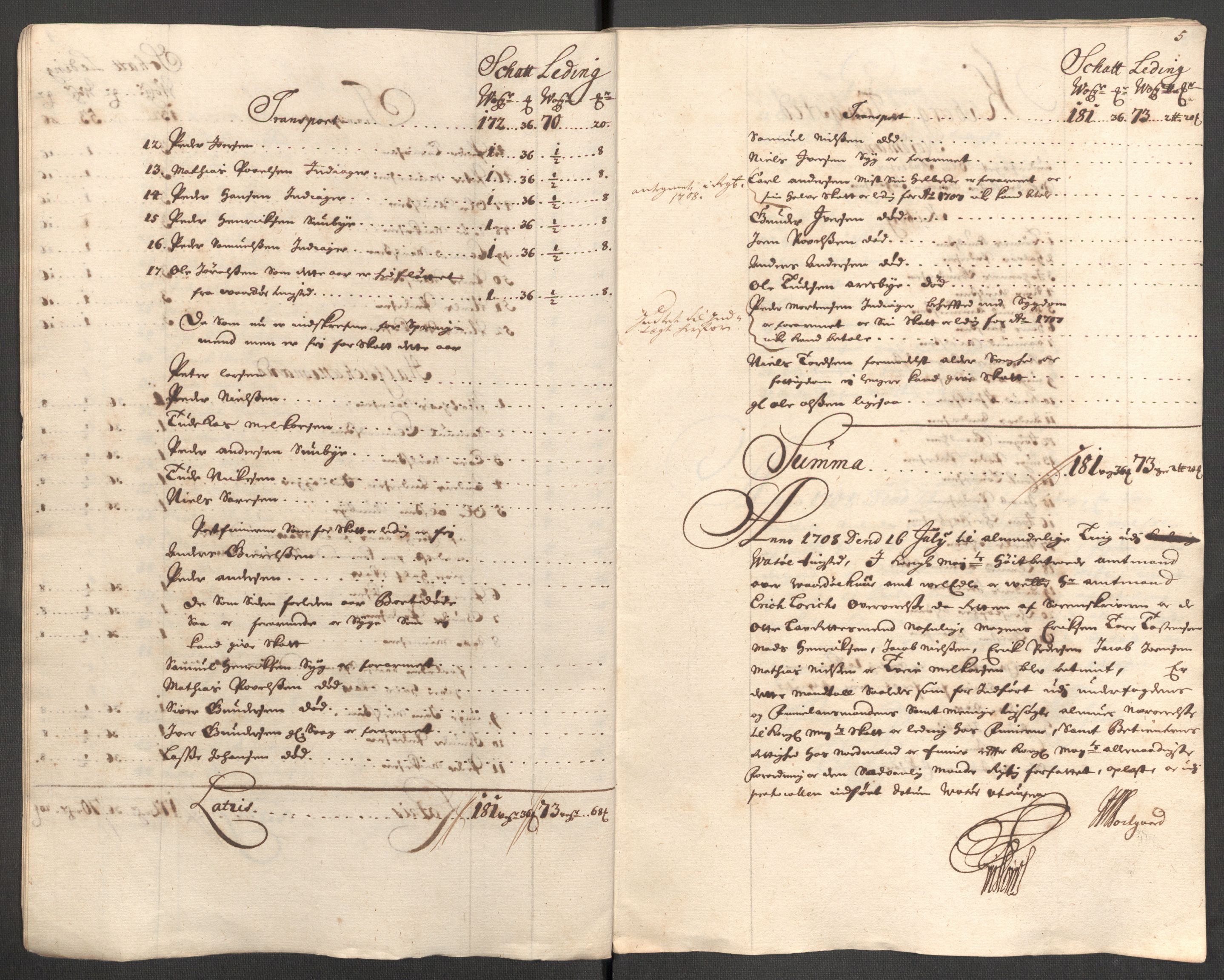 Rentekammeret inntil 1814, Reviderte regnskaper, Fogderegnskap, AV/RA-EA-4092/R69/L4854: Fogderegnskap Finnmark/Vardøhus, 1707-1708, p. 132