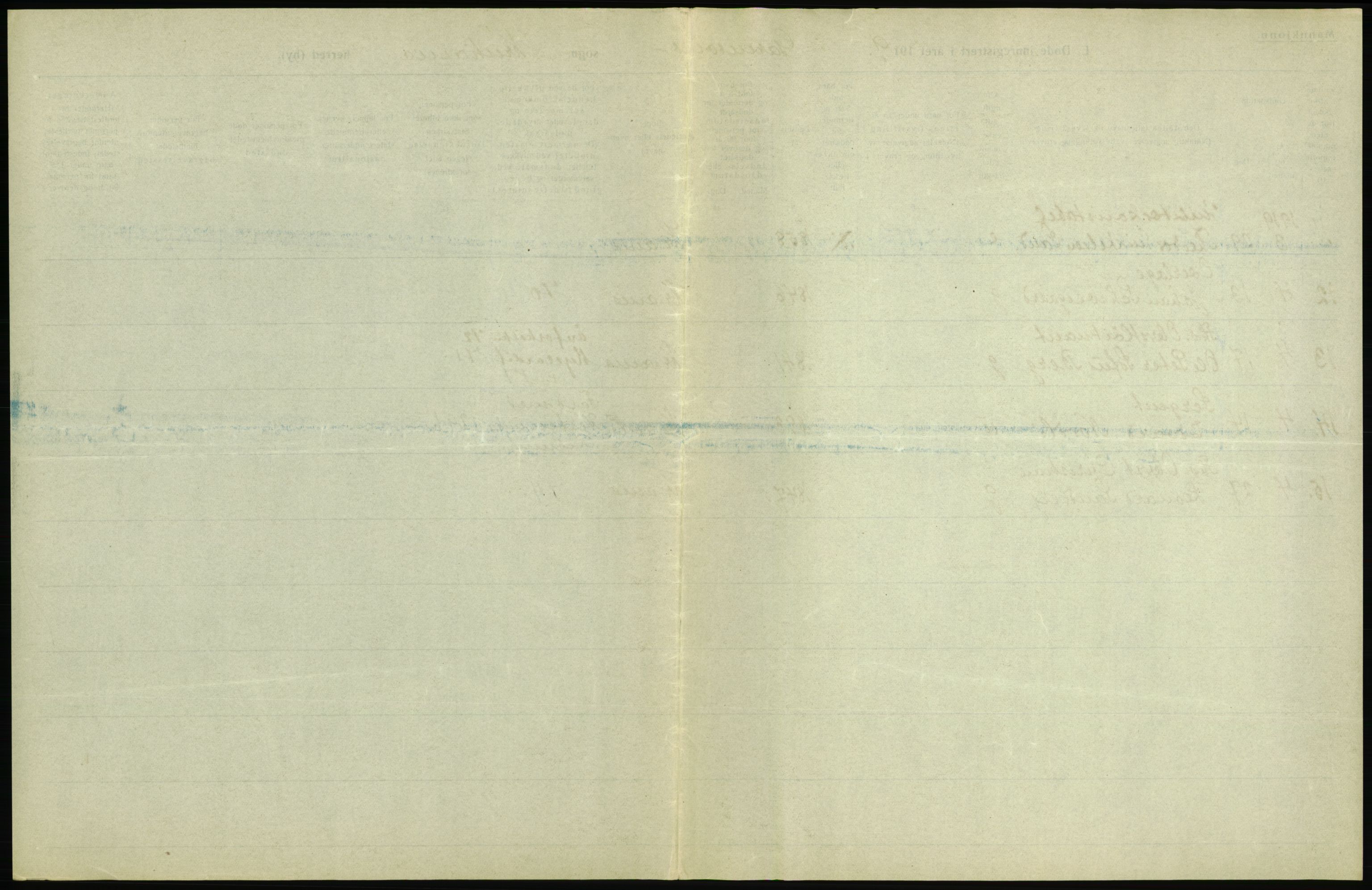 Statistisk sentralbyrå, Sosiodemografiske emner, Befolkning, AV/RA-S-2228/D/Df/Dfb/Dfbi/L0010: Kristiania: Døde, 1919, p. 733