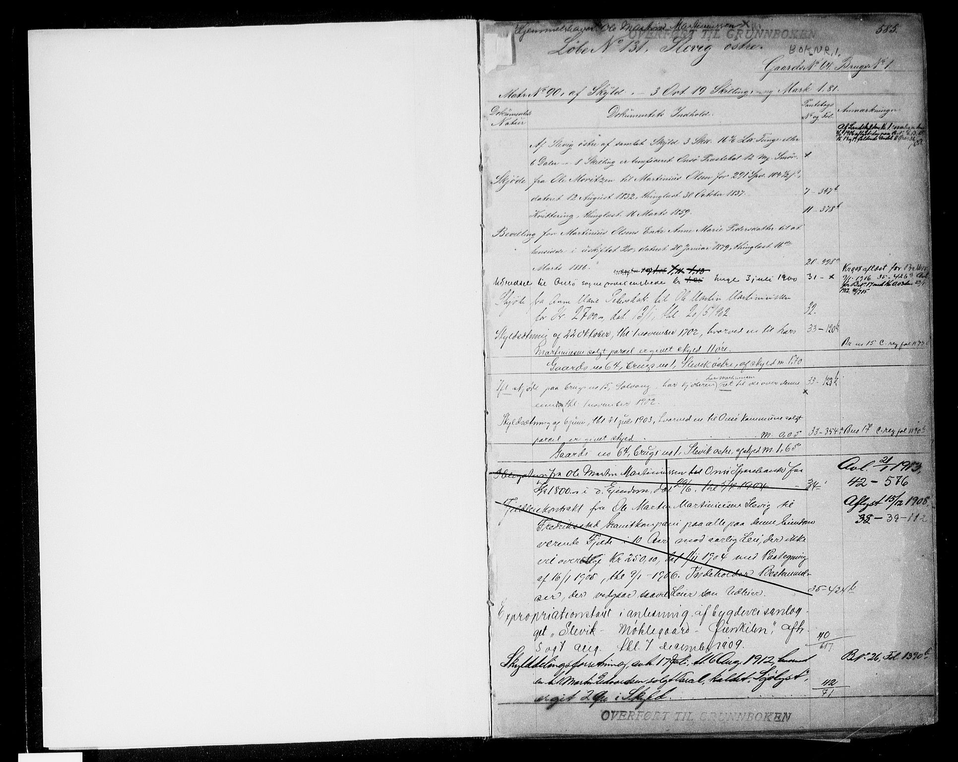 Onsøy sorenskriveri, SAO/A-10474/G/Gb/Gbb/L0003: Mortgage register no. II Ba, 1887, p. 585
