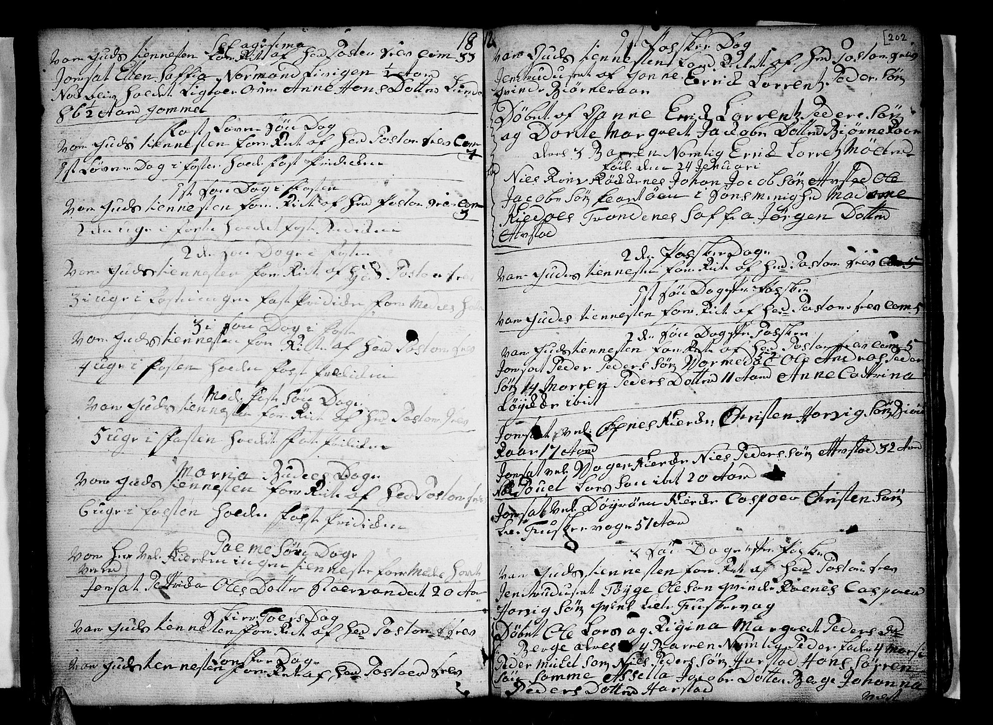 Trondenes sokneprestkontor, SATØ/S-1319/H/Hb/L0002klokker: Parish register (copy) no. 2, 1795-1818, p. 202