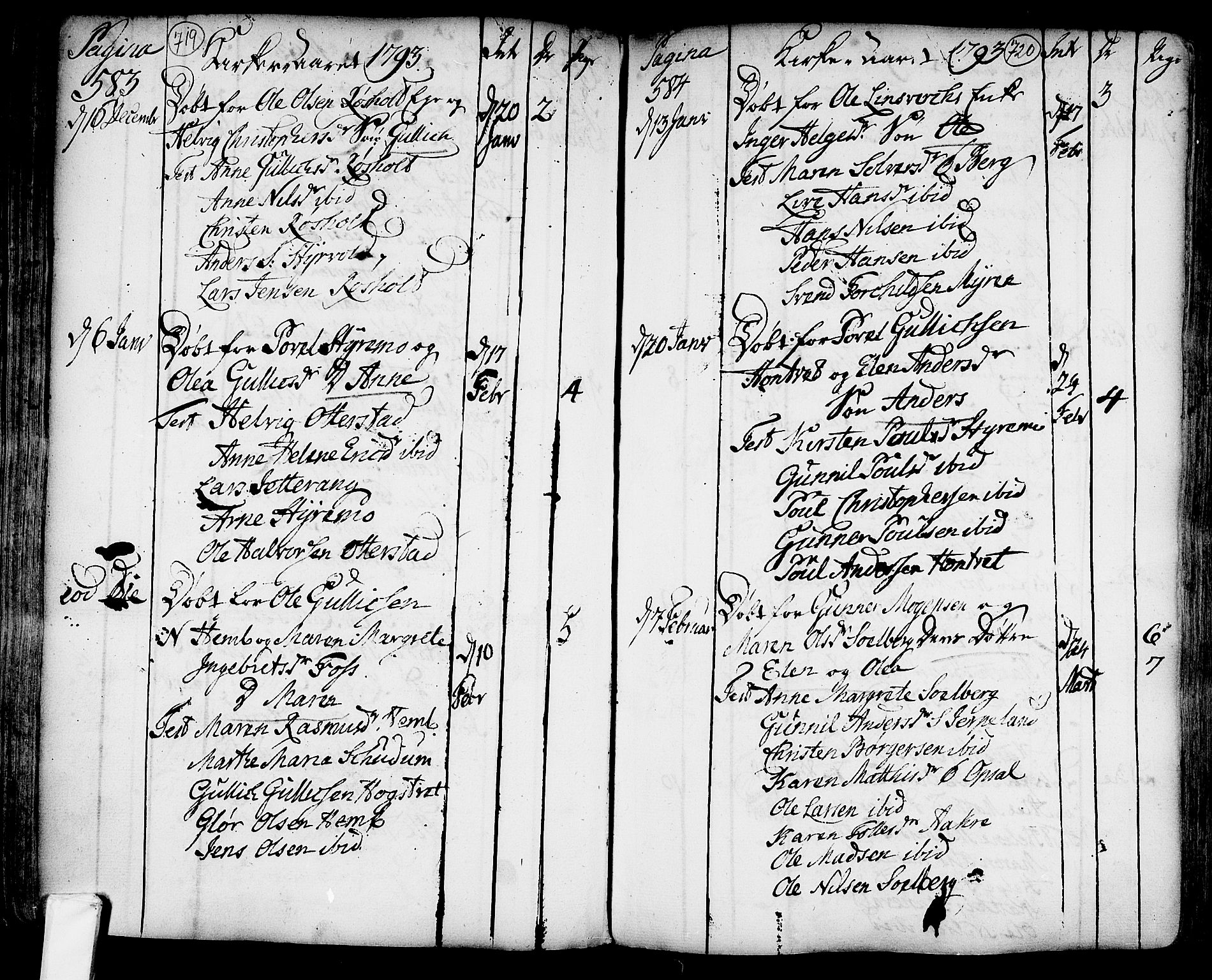 Lardal kirkebøker, AV/SAKO-A-350/F/Fa/L0003: Parish register (official) no. I 3, 1733-1815, p. 719-720