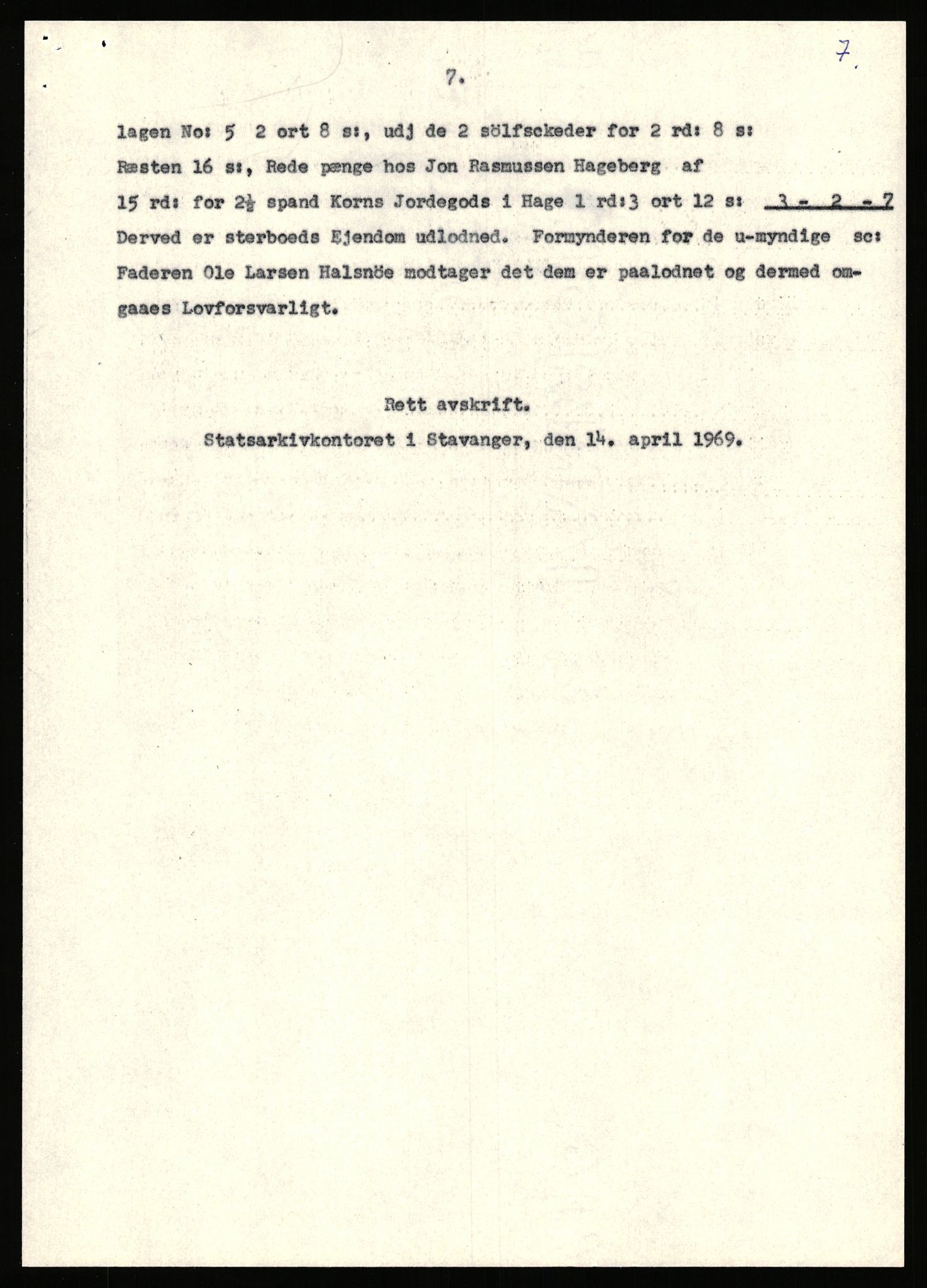 Statsarkivet i Stavanger, AV/SAST-A-101971/03/Y/Yj/L0028: Avskrifter sortert etter gårdsnavn: Gudla - Haga i Håland, 1750-1930, p. 479