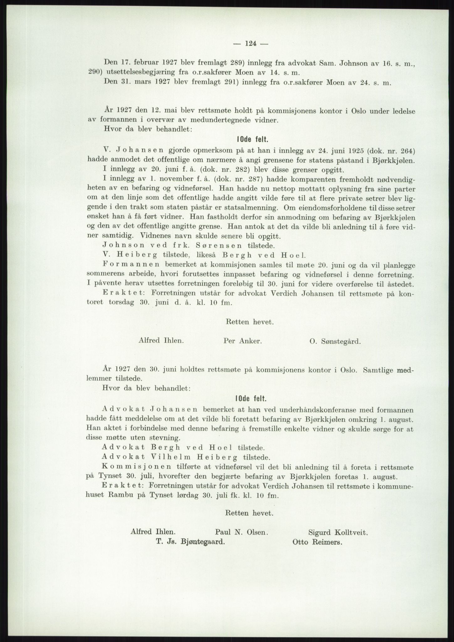 Høyfjellskommisjonen, AV/RA-S-1546/X/Xa/L0001: Nr. 1-33, 1909-1953, p. 4395