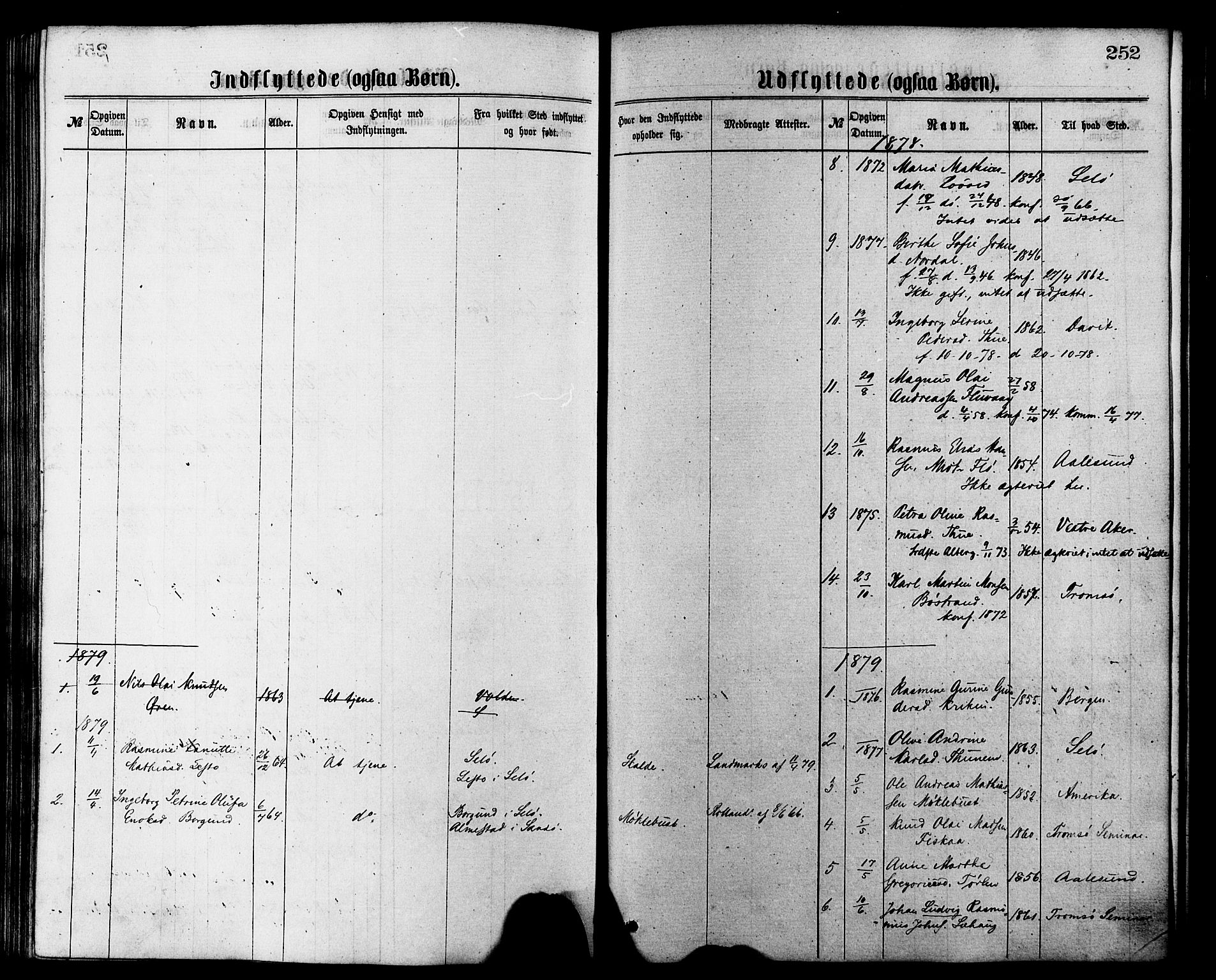 Ministerialprotokoller, klokkerbøker og fødselsregistre - Møre og Romsdal, AV/SAT-A-1454/501/L0007: Parish register (official) no. 501A07, 1868-1884, p. 252