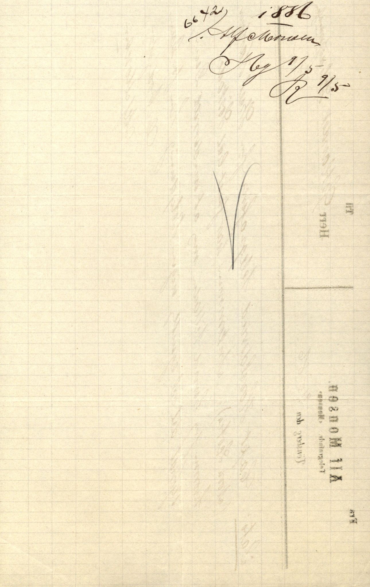 Pa 63 - Østlandske skibsassuranceforening, VEMU/A-1079/G/Ga/L0018/0004: Havaridokumenter / Nymph, Odd, Norafjeld, Kvik, Hast, Finland, Gefion, 1885, p. 31