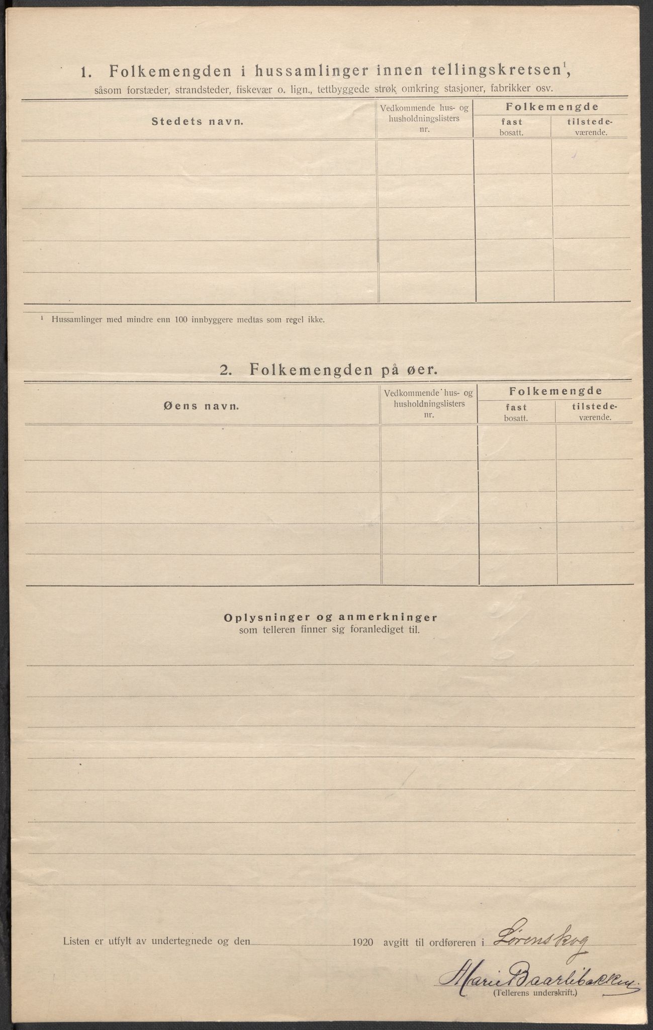 SAO, 1920 census for Lørenskog, 1920, p. 16