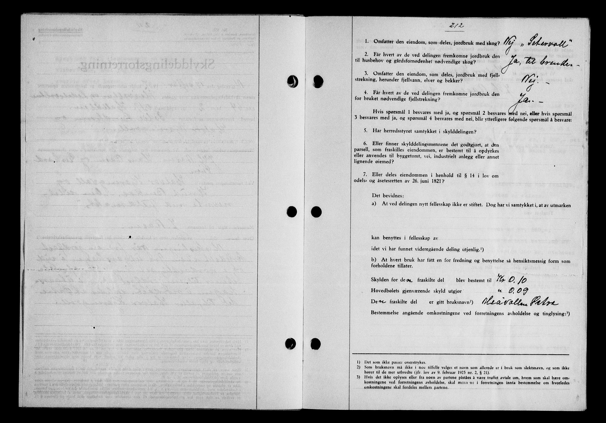 Gauldal sorenskriveri, SAT/A-0014/1/2/2C/L0048: Mortgage book no. 51-52, 1937-1938, p. 212, Diary no: : 144/1938