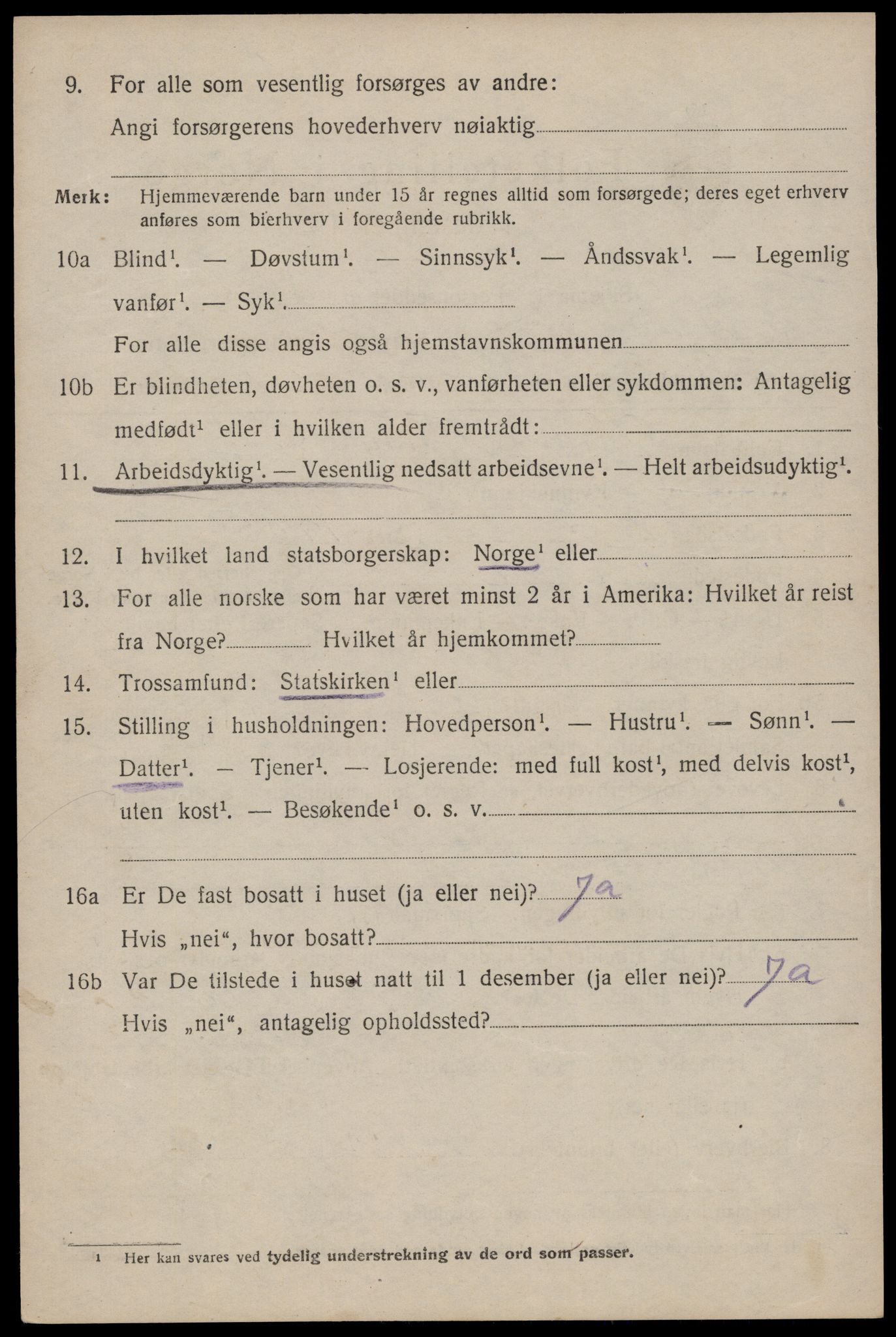 SAKO, 1920 census for Tinn, 1920, p. 10035