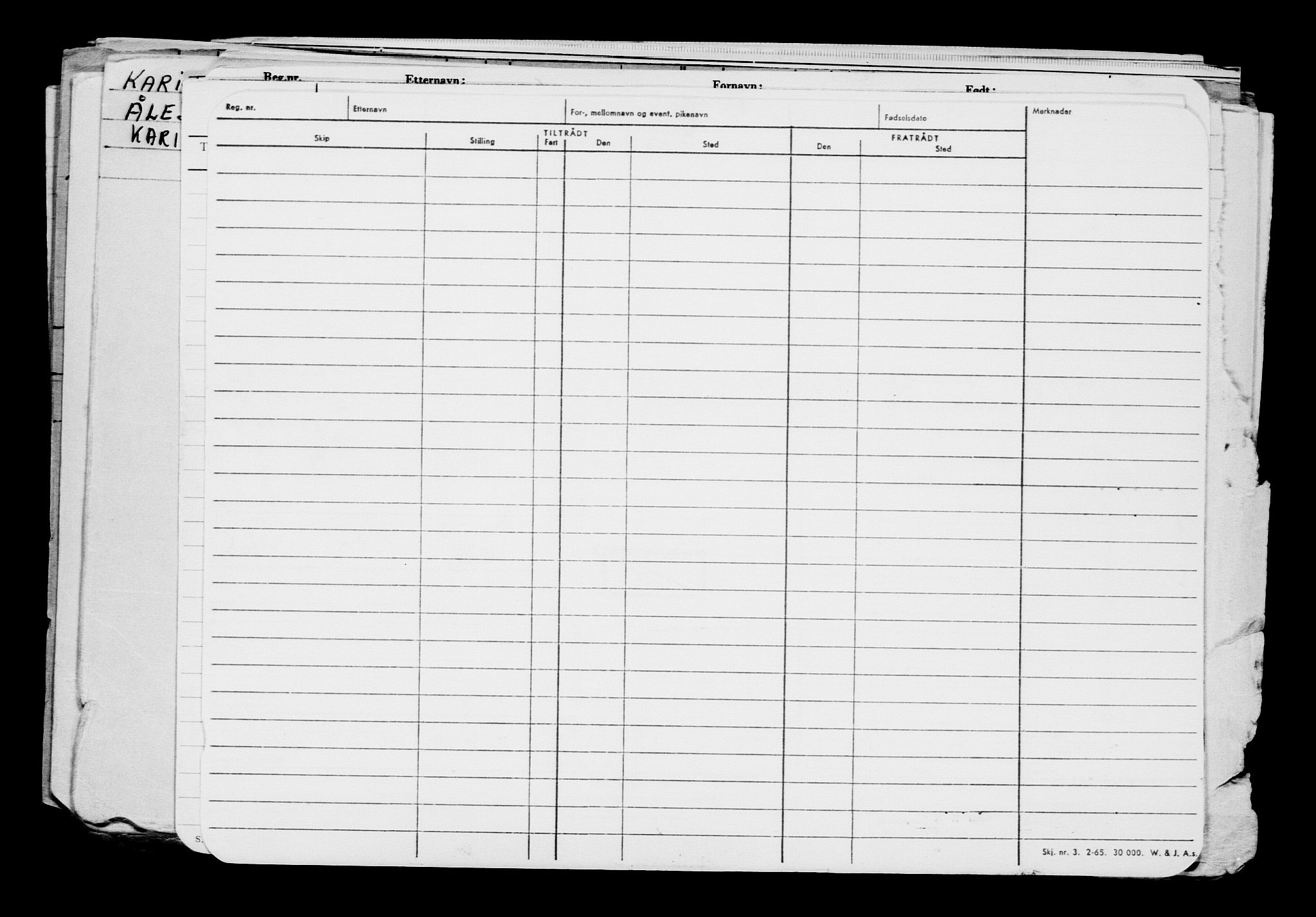 Direktoratet for sjømenn, AV/RA-S-3545/G/Gb/L0065: Hovedkort, 1906, p. 431