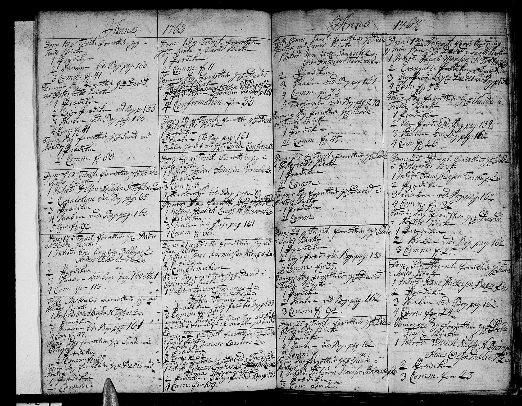 Sund sokneprestembete, AV/SAB-A-99930: Parish register (official) no. A 3, 1740-1769