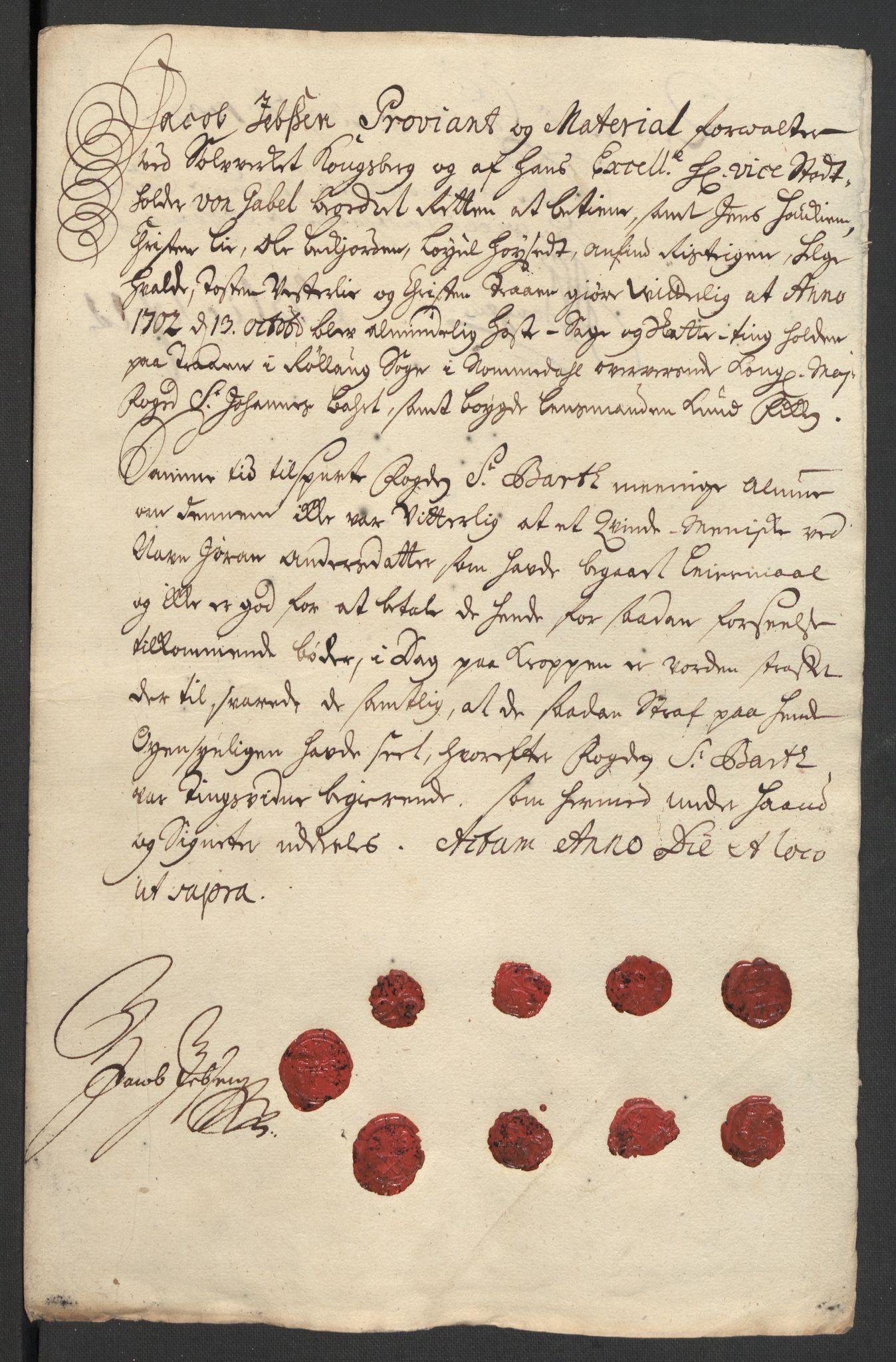 Rentekammeret inntil 1814, Reviderte regnskaper, Fogderegnskap, AV/RA-EA-4092/R24/L1580: Fogderegnskap Numedal og Sandsvær, 1702, p. 194