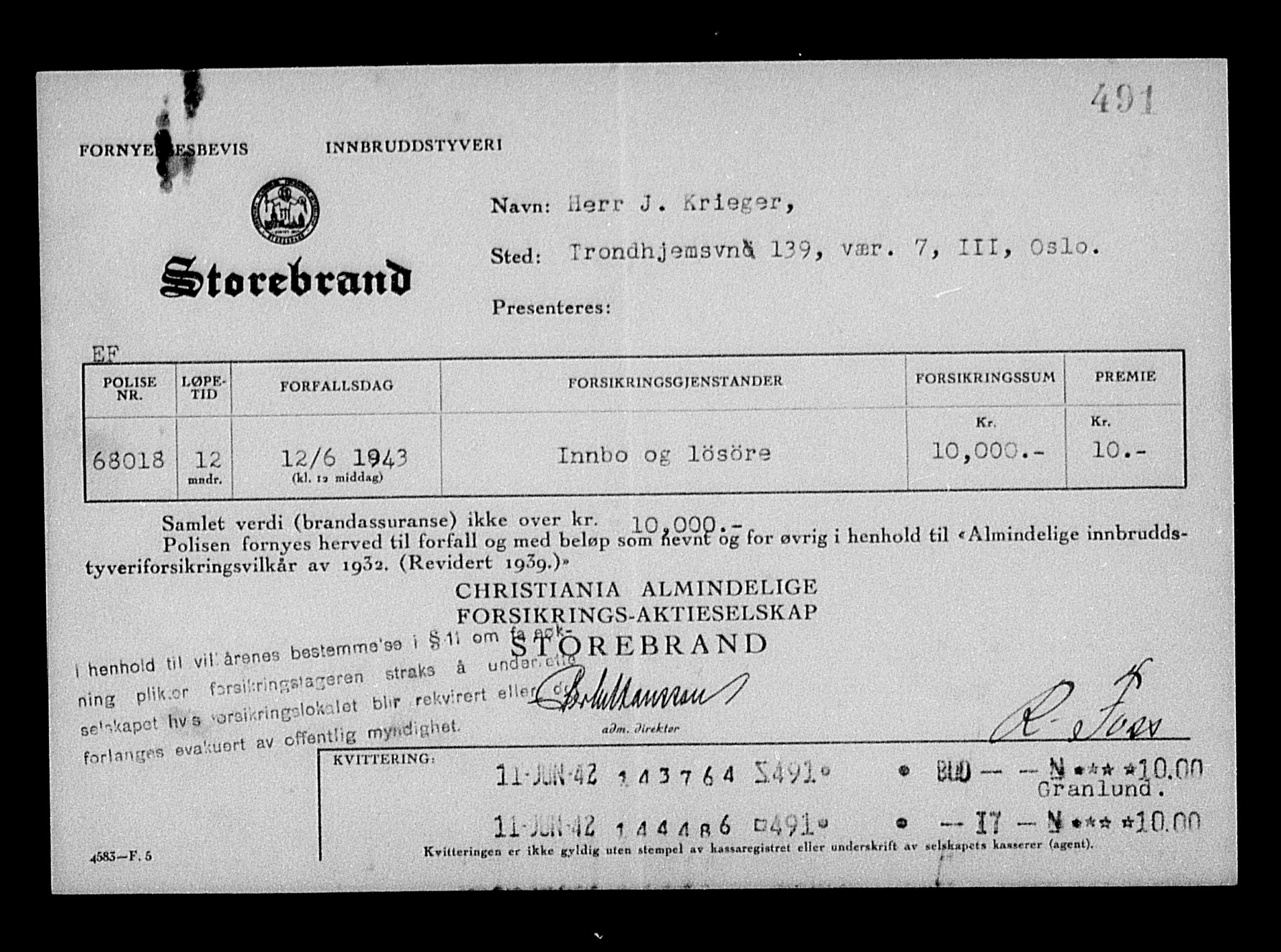 Justisdepartementet, Tilbakeføringskontoret for inndratte formuer, RA/S-1564/H/Hc/Hcc/L0953: --, 1945-1947, p. 188