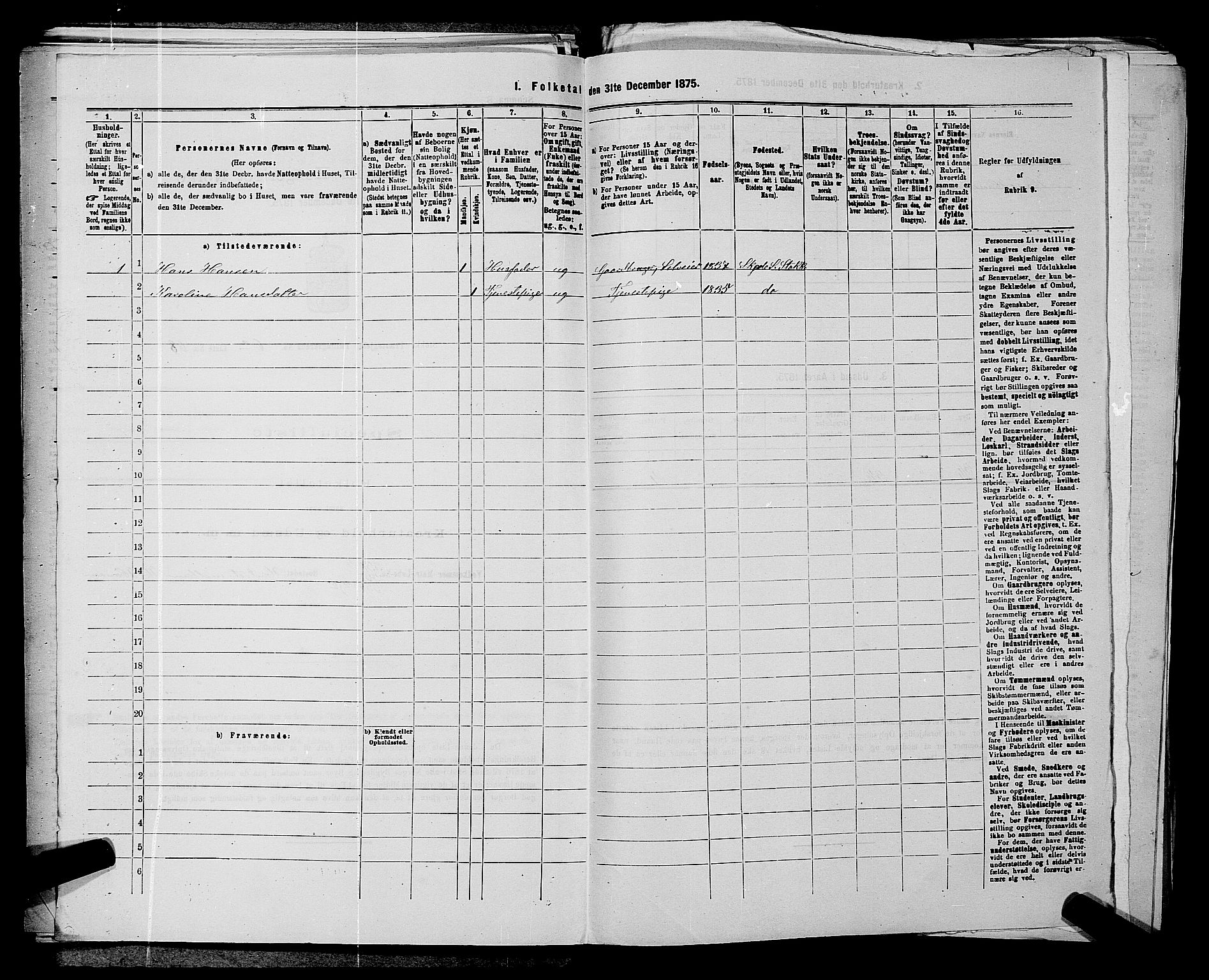 SAKO, 1875 census for 0720P Stokke, 1875, p. 1392