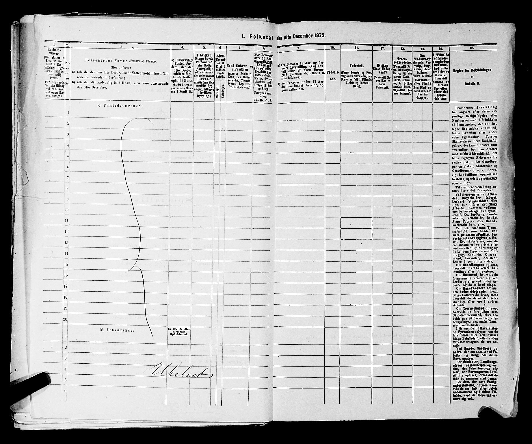 SAKO, 1875 census for 0602 Drammen, 1875, p. 2934