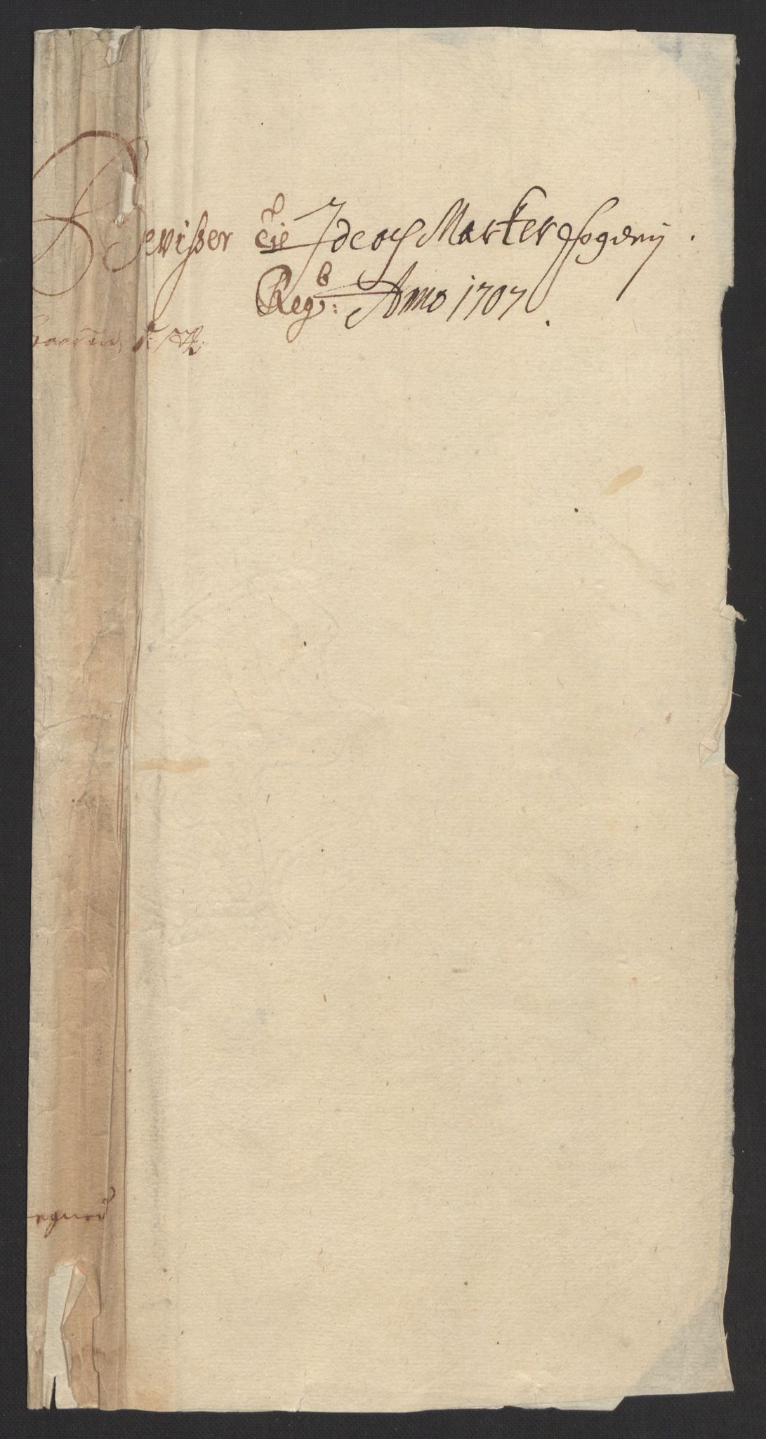 Rentekammeret inntil 1814, Reviderte regnskaper, Fogderegnskap, AV/RA-EA-4092/R01/L0018: Fogderegnskap Idd og Marker, 1707-1709, p. 18