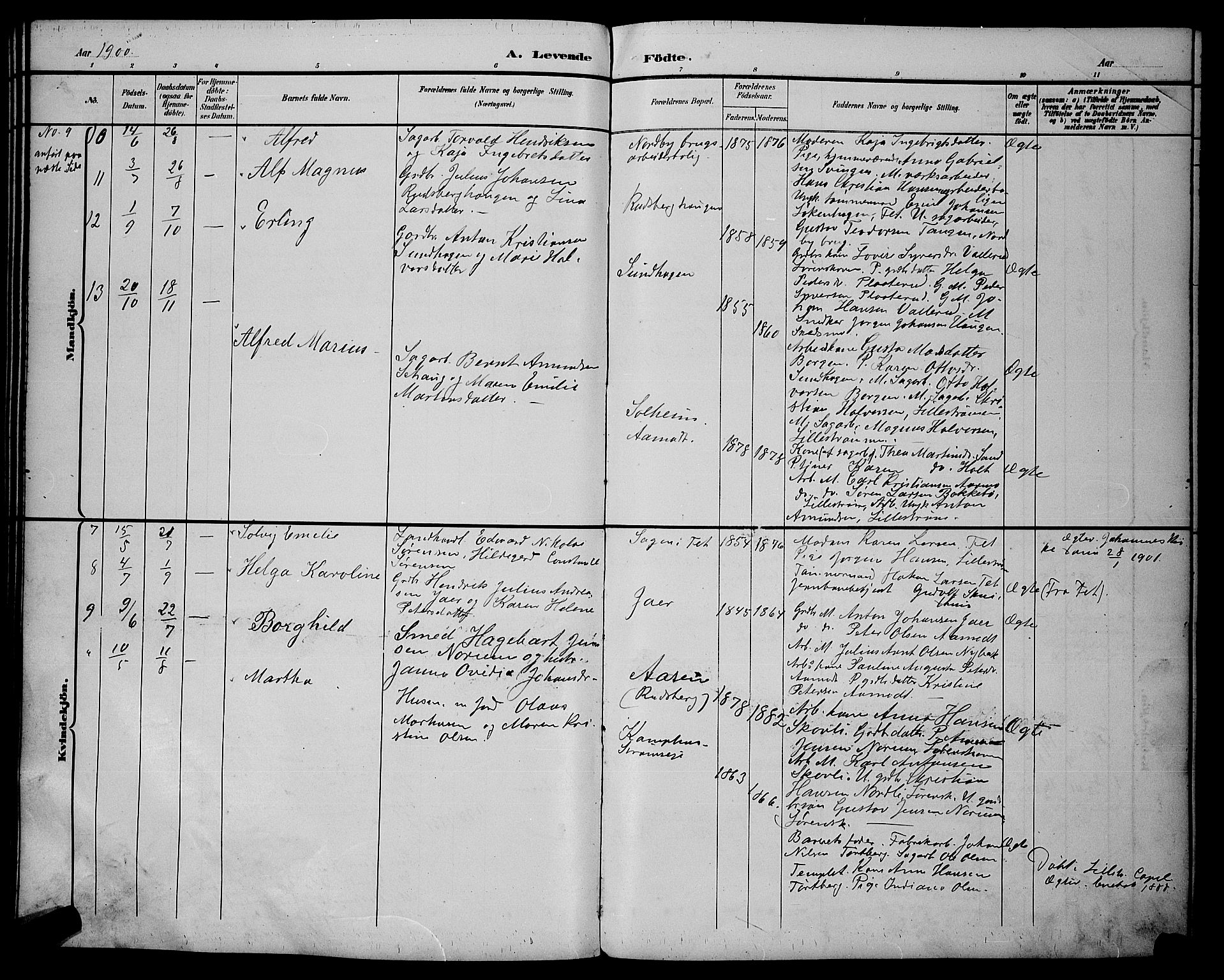 Fet prestekontor Kirkebøker, AV/SAO-A-10370a/G/Gb/L0004: Parish register (copy) no. II 4, 1894-1904