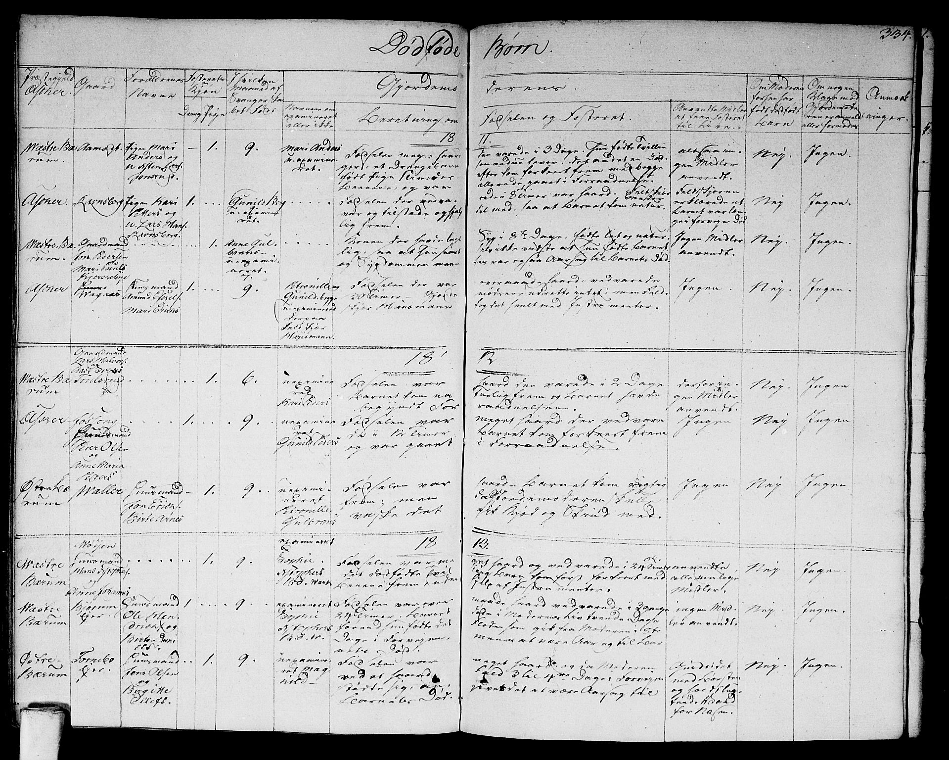 Asker prestekontor Kirkebøker, SAO/A-10256a/F/Fa/L0005: Parish register (official) no. I 5, 1807-1813, p. 334