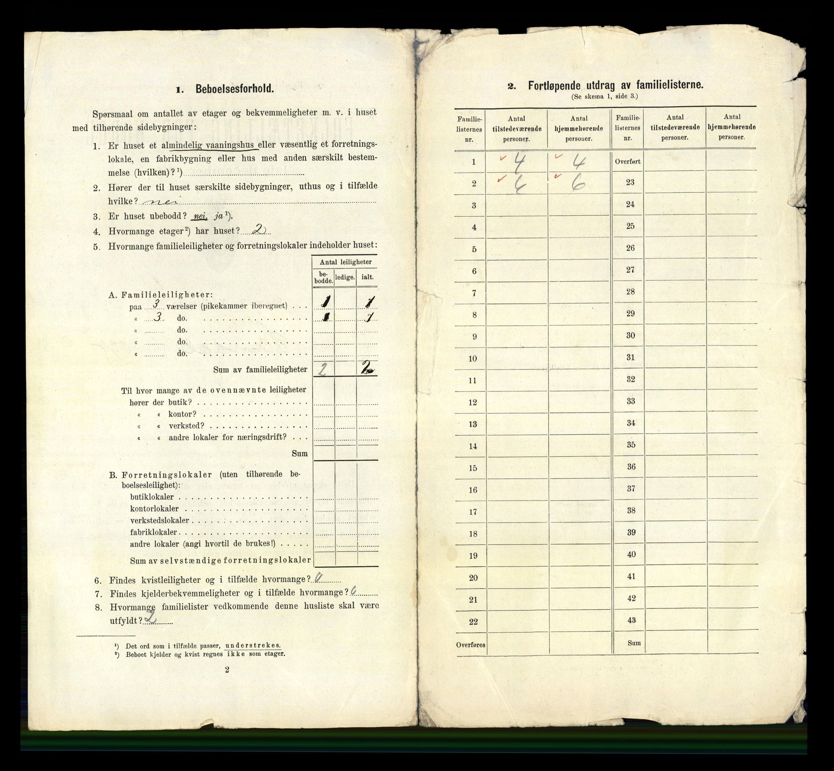 RA, 1910 census for Skien, 1910, p. 4361