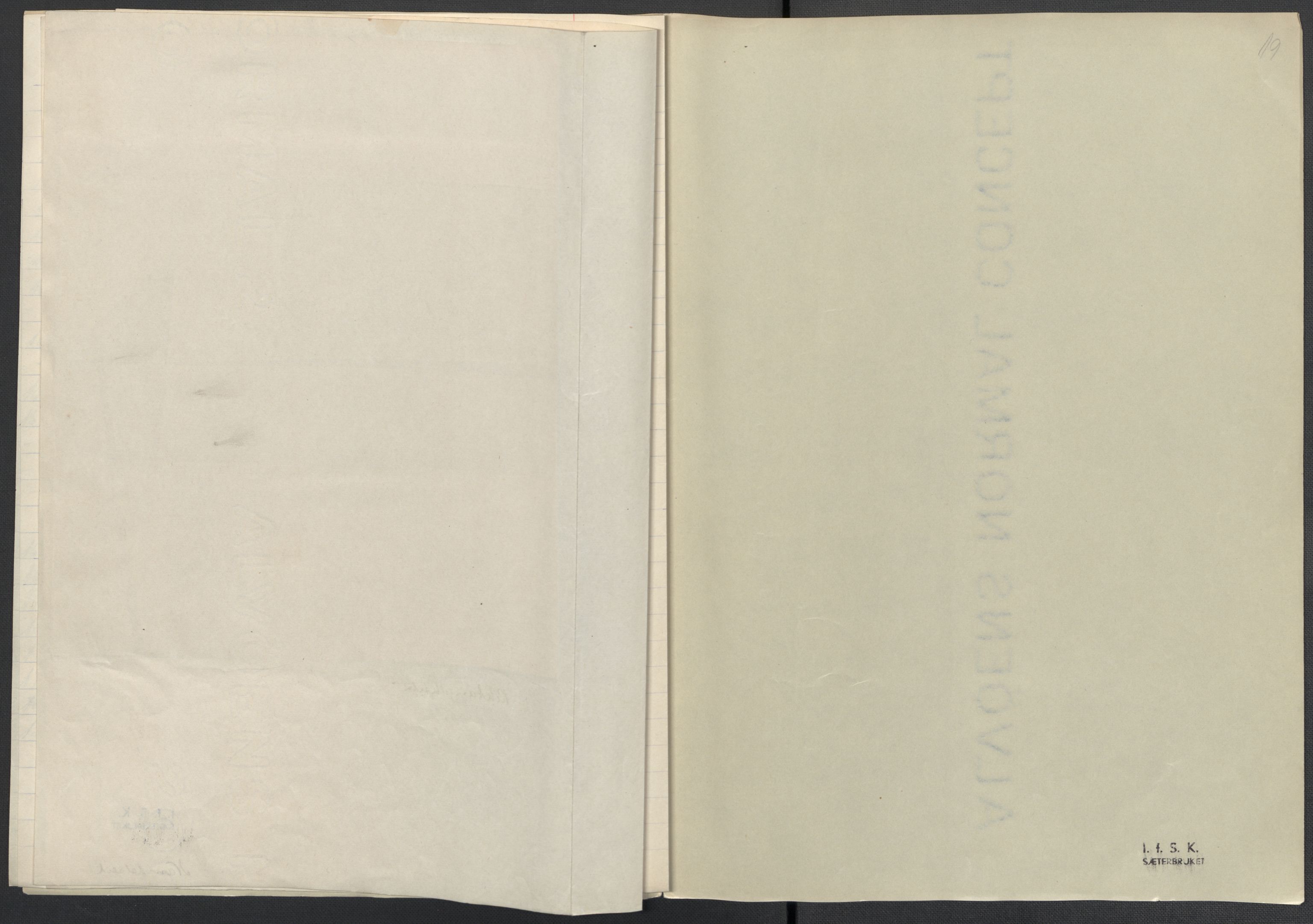 Instituttet for sammenlignende kulturforskning, AV/RA-PA-0424/F/Fc/L0015/0003: Eske B15: / Nord-Trøndelag (perm XLIV-XLV), 1933-1939, p. 19