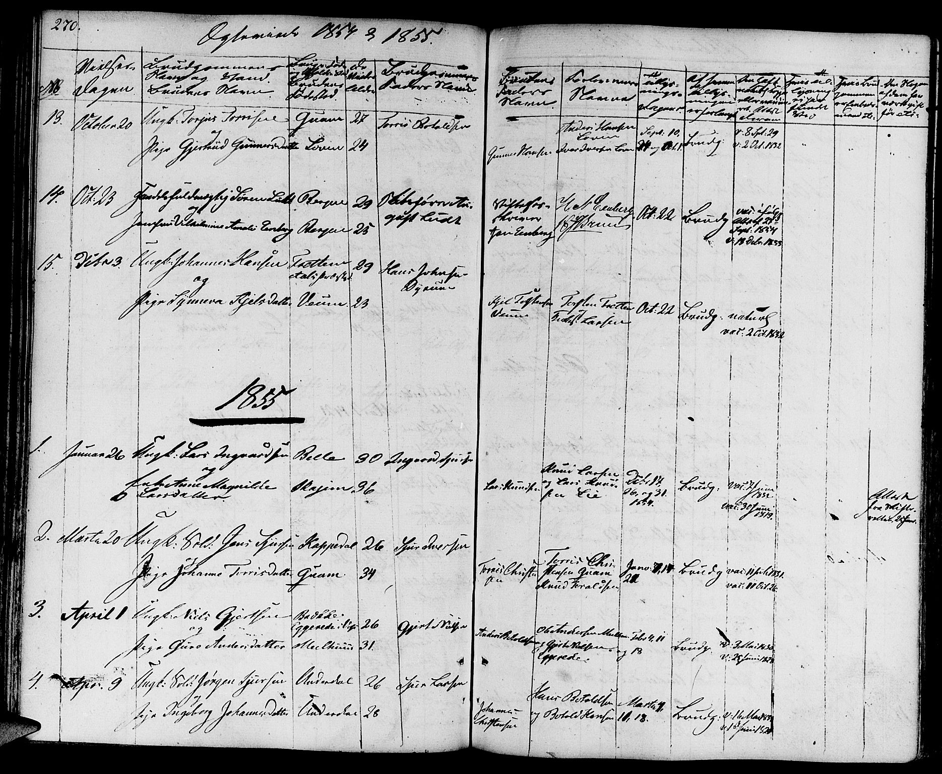 Aurland sokneprestembete, SAB/A-99937/H/Ha/Haa/L0006: Parish register (official) no. A 6, 1821-1859, p. 270