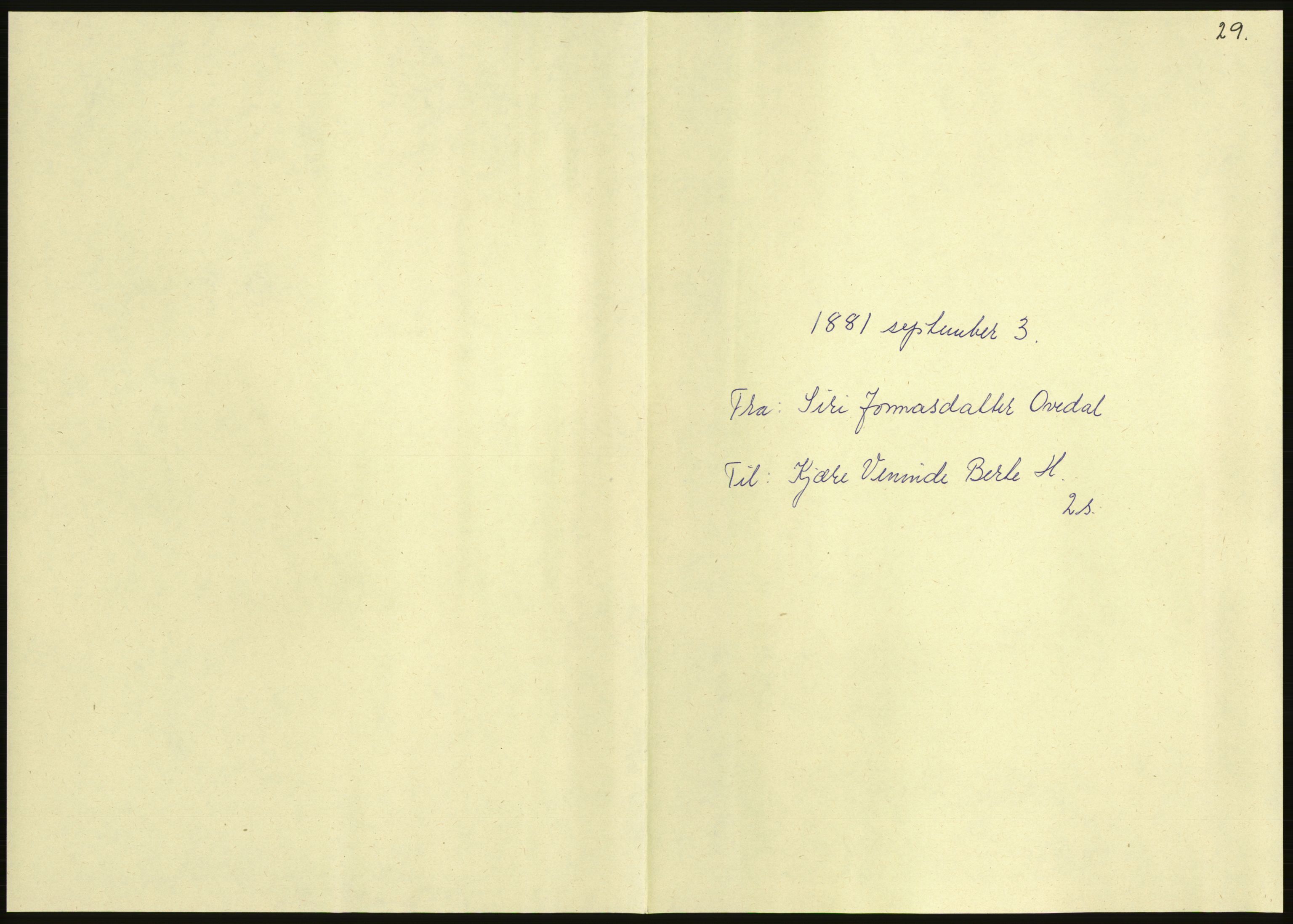 Samlinger til kildeutgivelse, Amerikabrevene, AV/RA-EA-4057/F/L0028: Innlån fra Vest-Agder , 1838-1914, p. 641