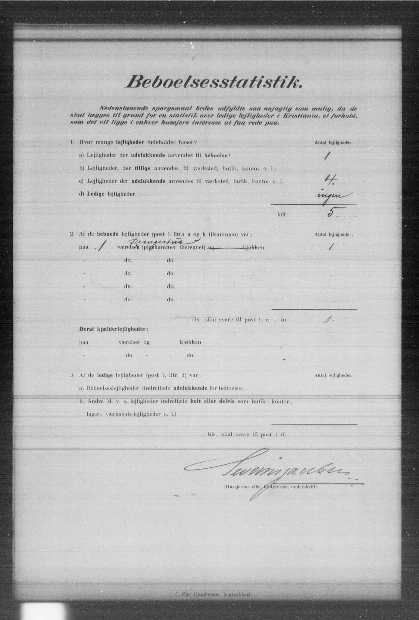 OBA, Municipal Census 1902 for Kristiania, 1902, p. 19186