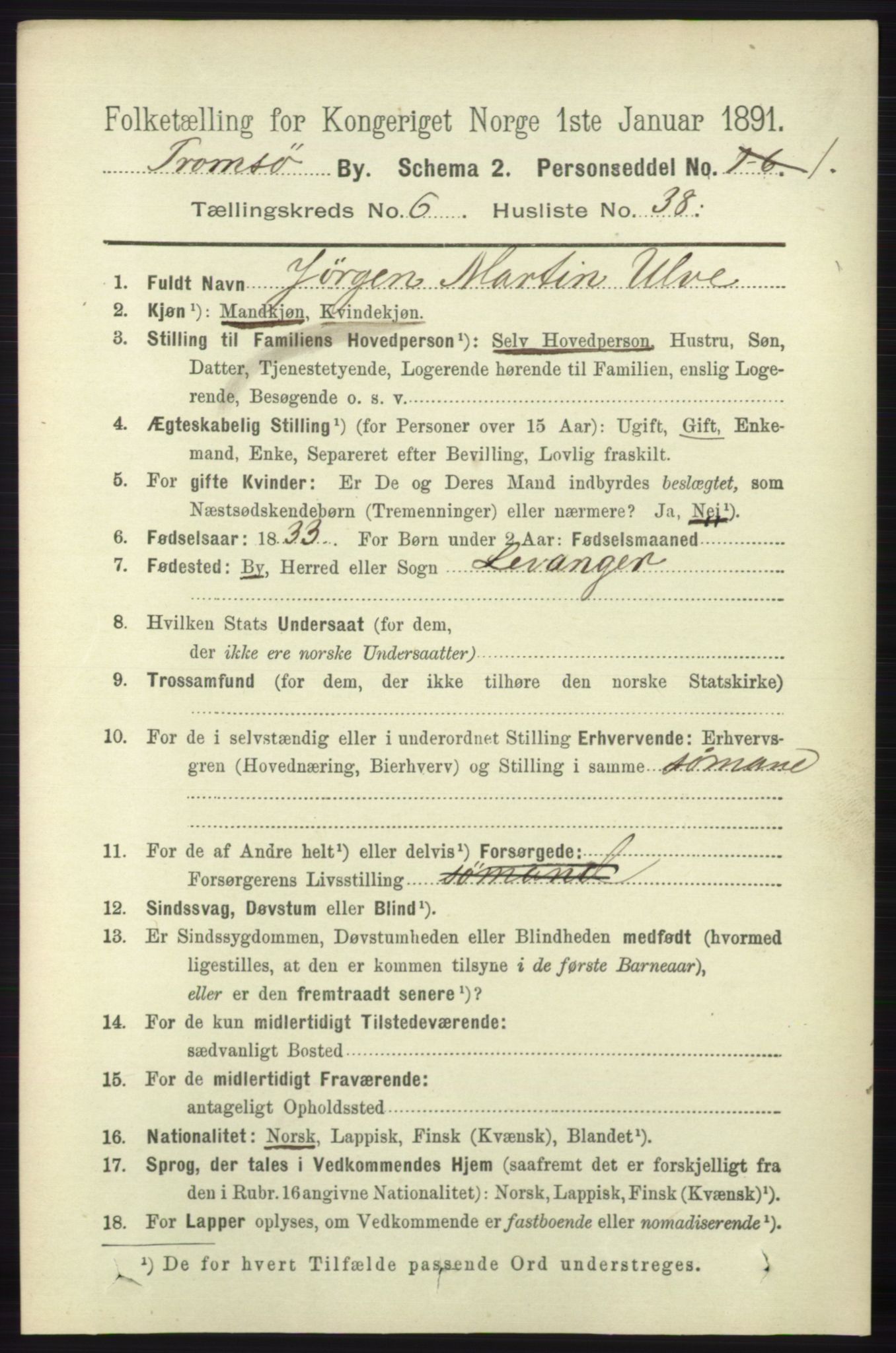 RA, 1891 census for 1902 Tromsø, 1891, p. 6033