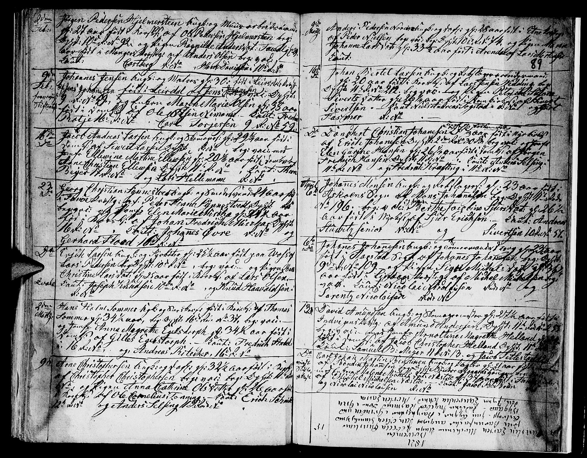 Domkirken sokneprestembete, SAB/A-74801/H/Hab/L0003: Parish register (copy) no. A 3, 1820-1853