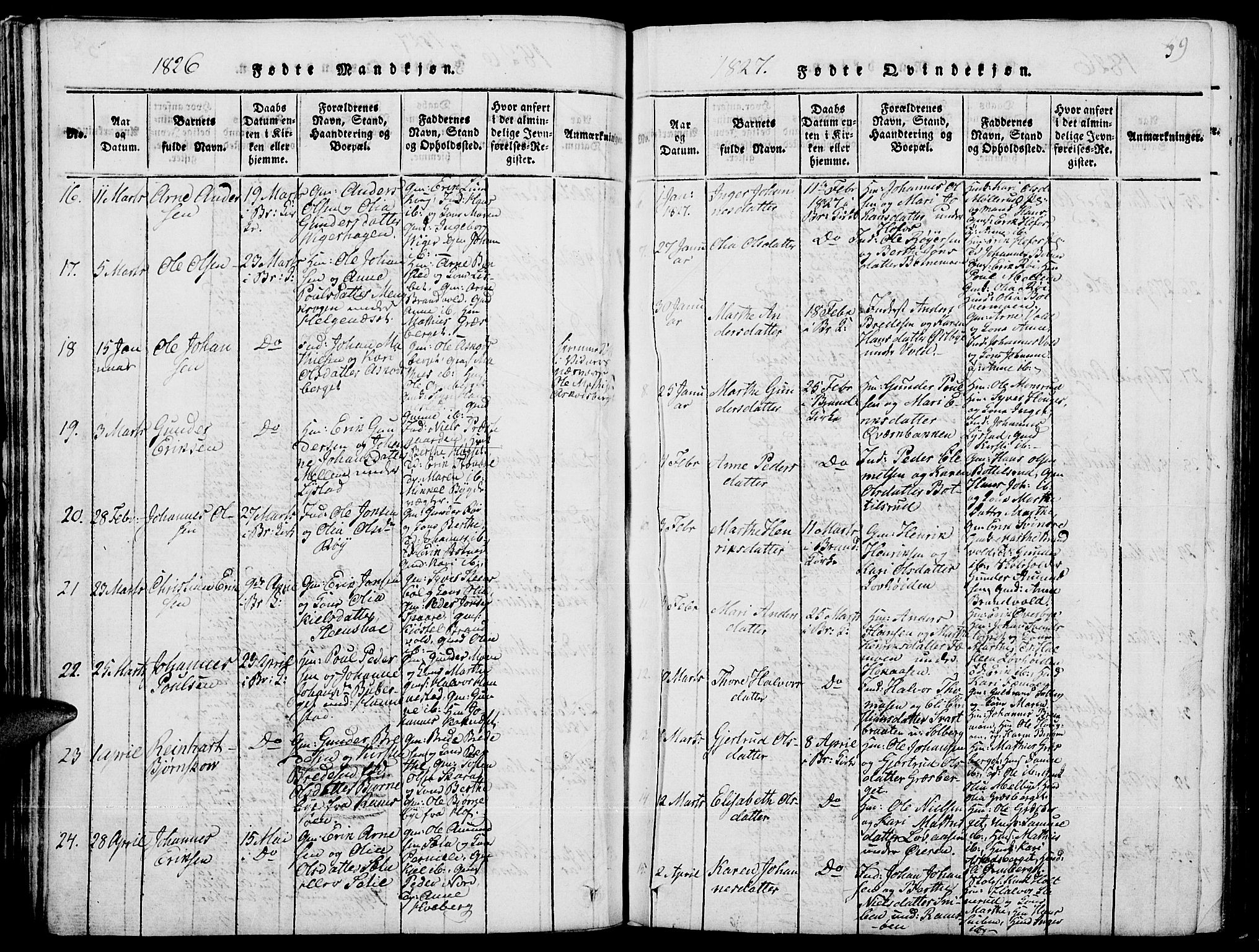 Grue prestekontor, AV/SAH-PREST-036/H/Ha/Hab/L0001: Parish register (copy) no. 1, 1814-1841, p. 59