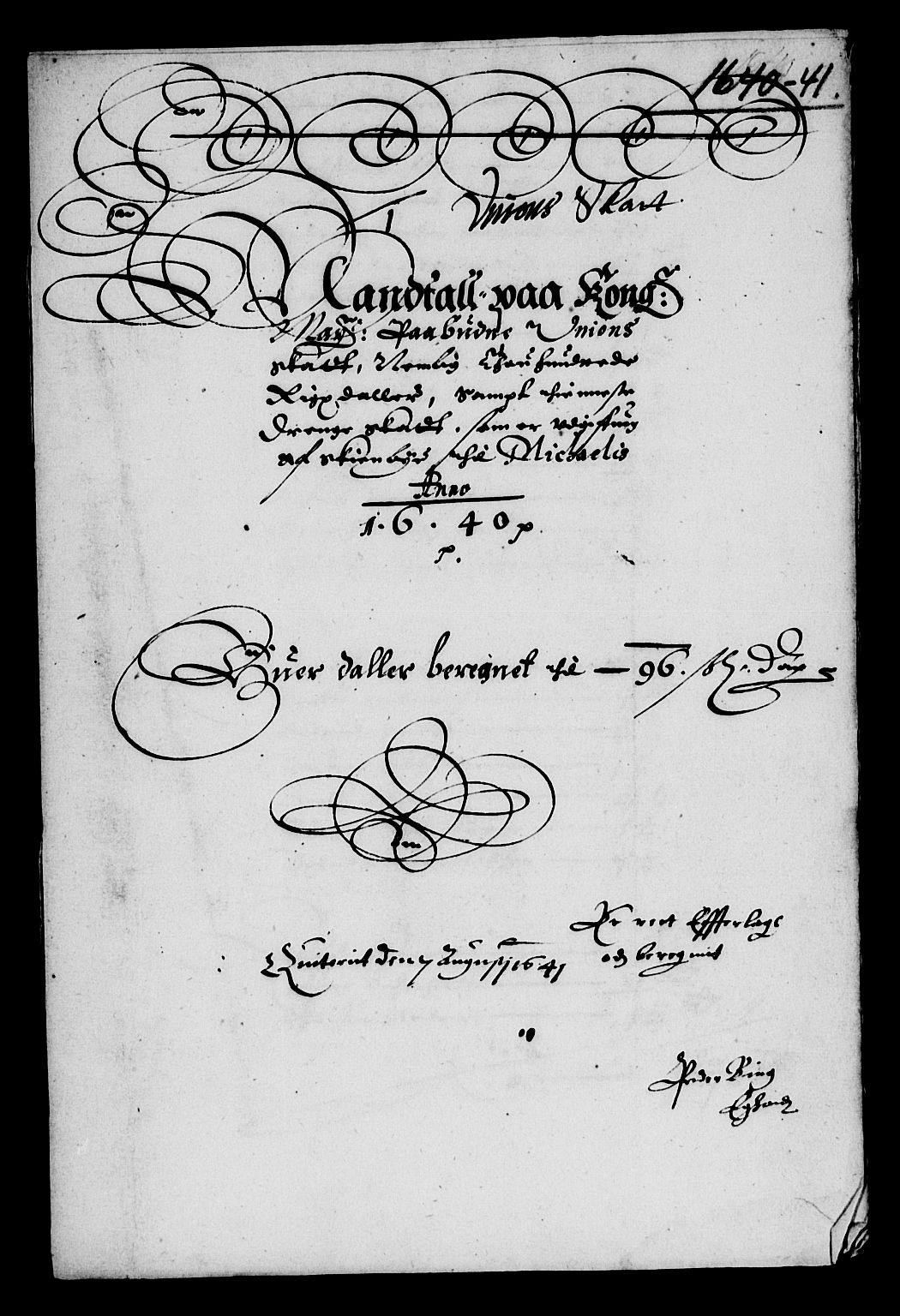 Rentekammeret inntil 1814, Reviderte regnskaper, Lensregnskaper, AV/RA-EA-5023/R/Rb/Rbp/L0025: Bratsberg len, 1640-1641