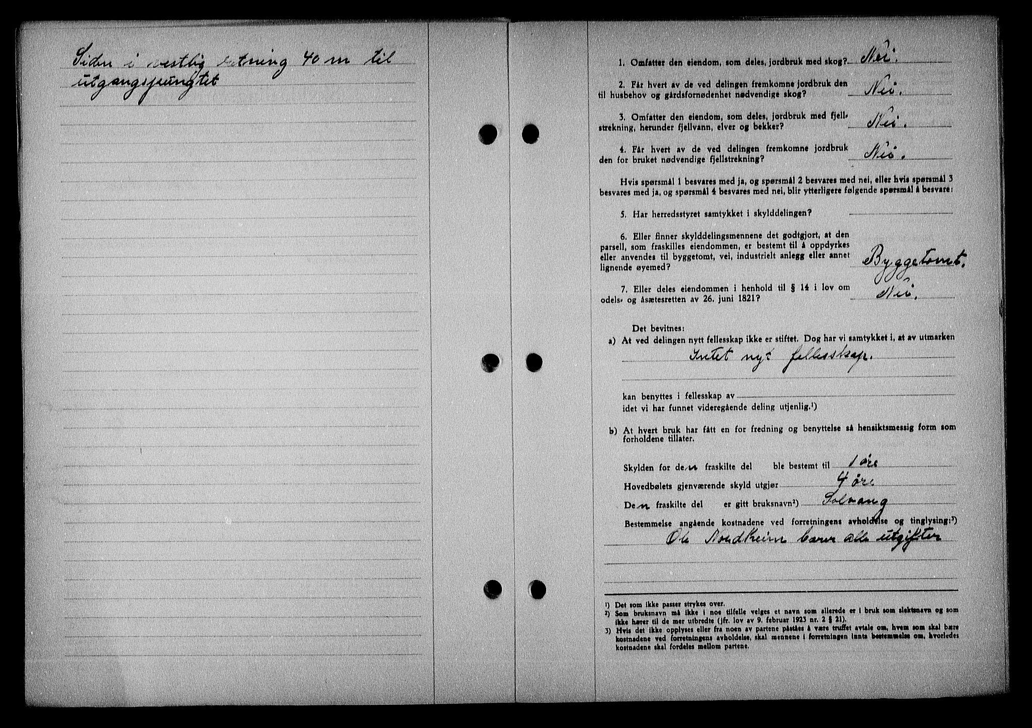 Nedenes sorenskriveri, AV/SAK-1221-0006/G/Gb/Gba/L0050: Mortgage book no. A-IV, 1942-1943, Diary no: : 634/1943