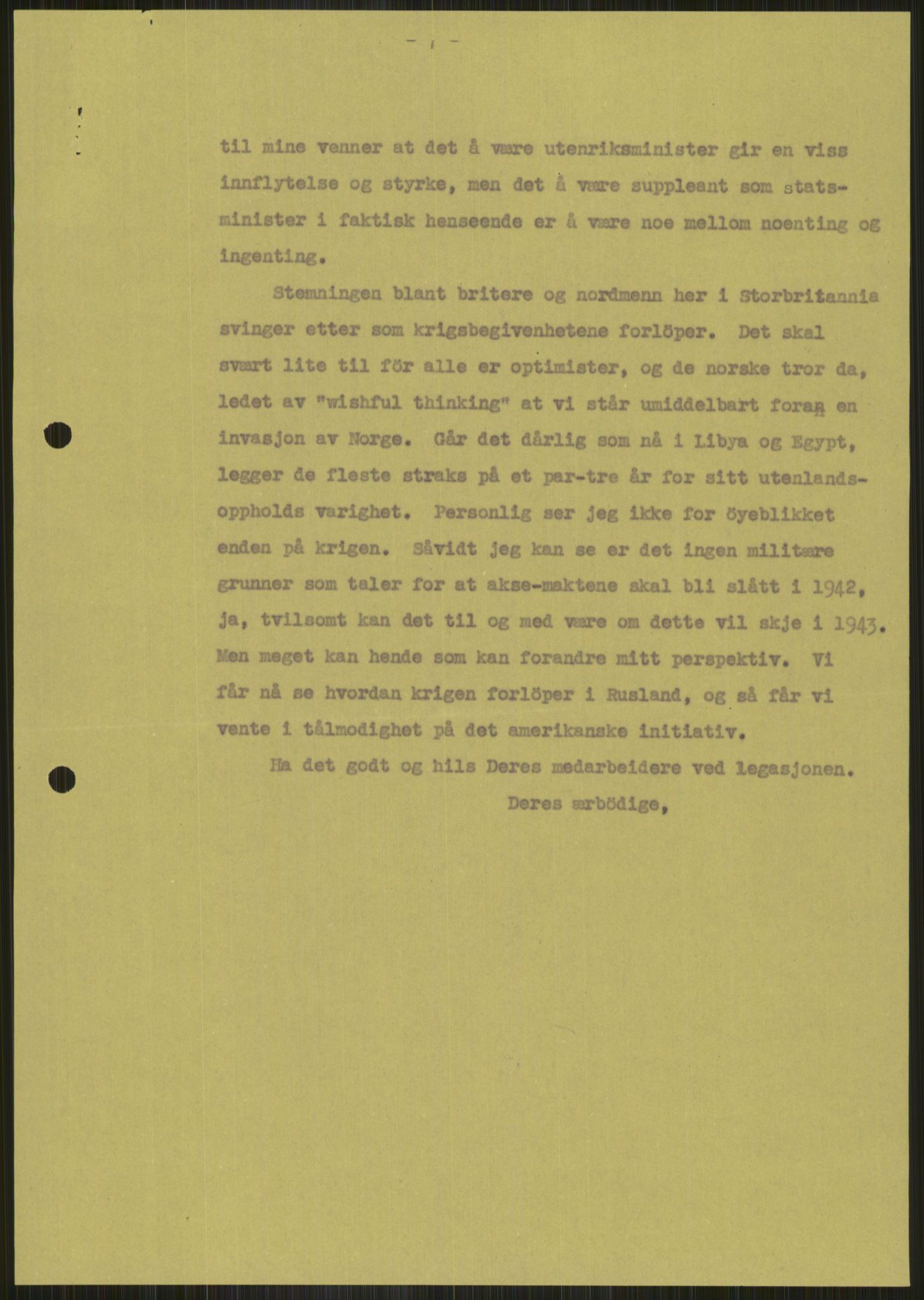 Lie, Trygve, AV/RA-PA-1407/D/L0005: Blandet korrespondanse., 1941-1945, p. 451