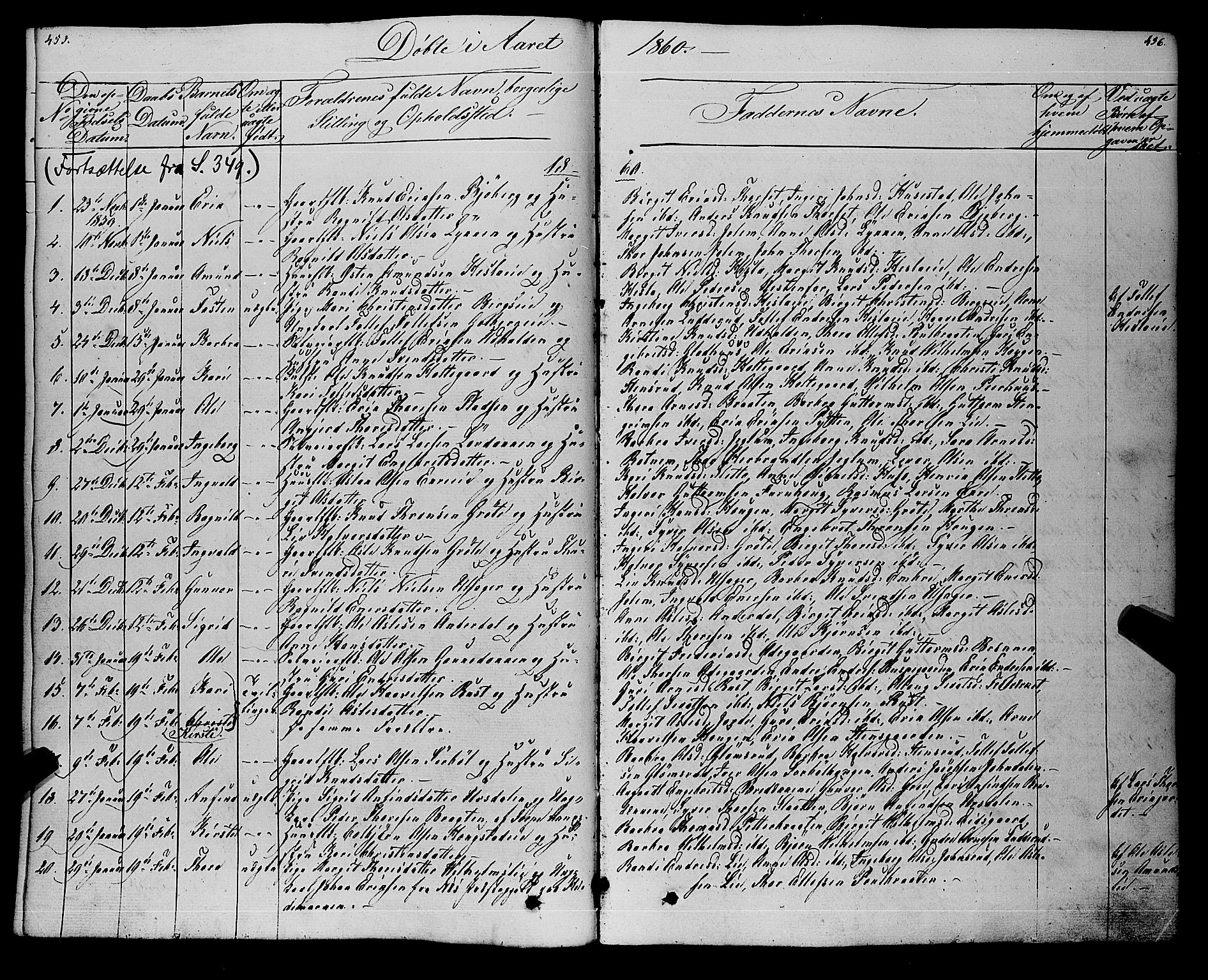 Gol kirkebøker, SAKO/A-226/F/Fa/L0002: Parish register (official) no. I 2, 1837-1863, p. 455-456