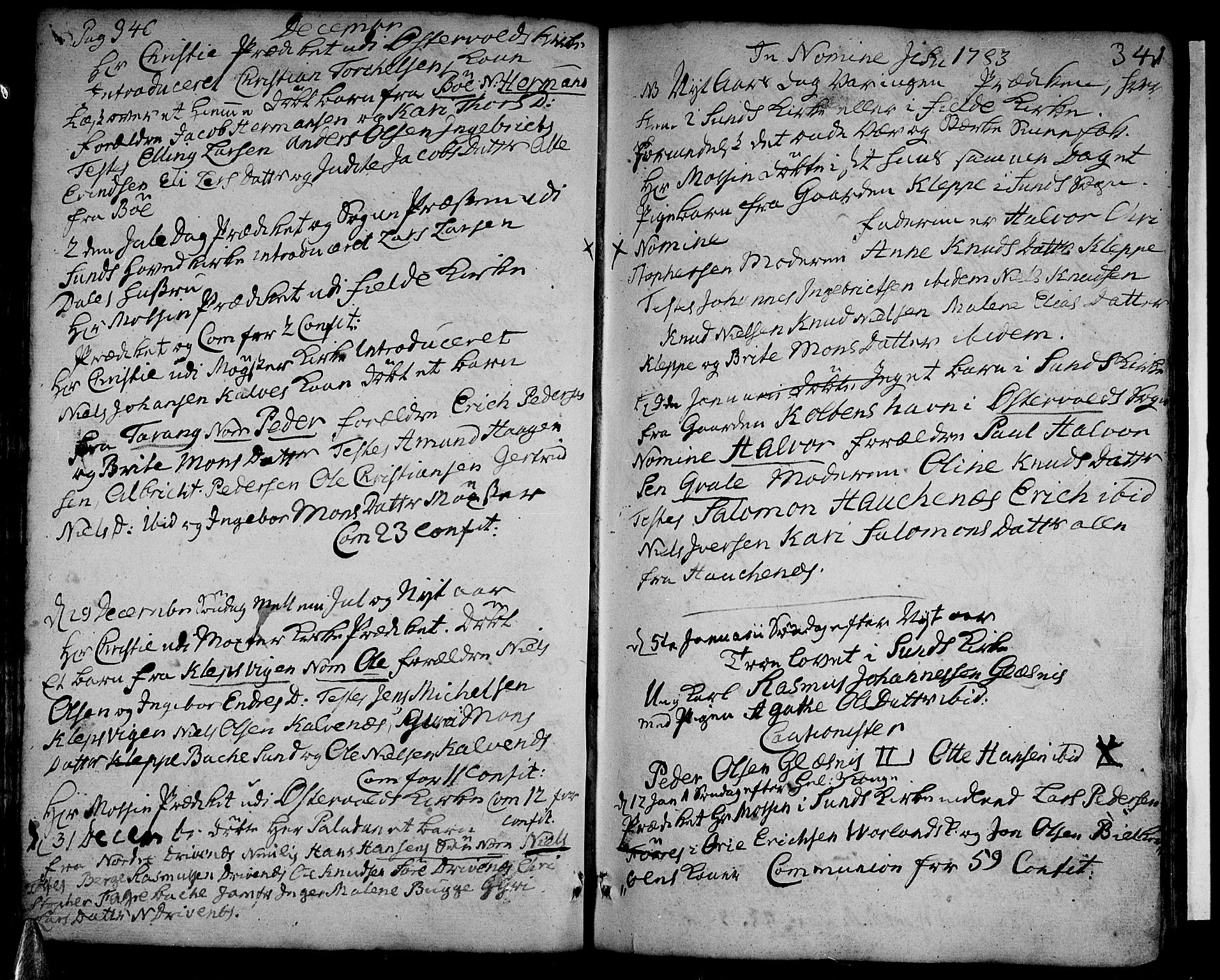 Sund sokneprestembete, AV/SAB-A-99930: Parish register (official) no. A 5, 1770-1795, p. 340-341