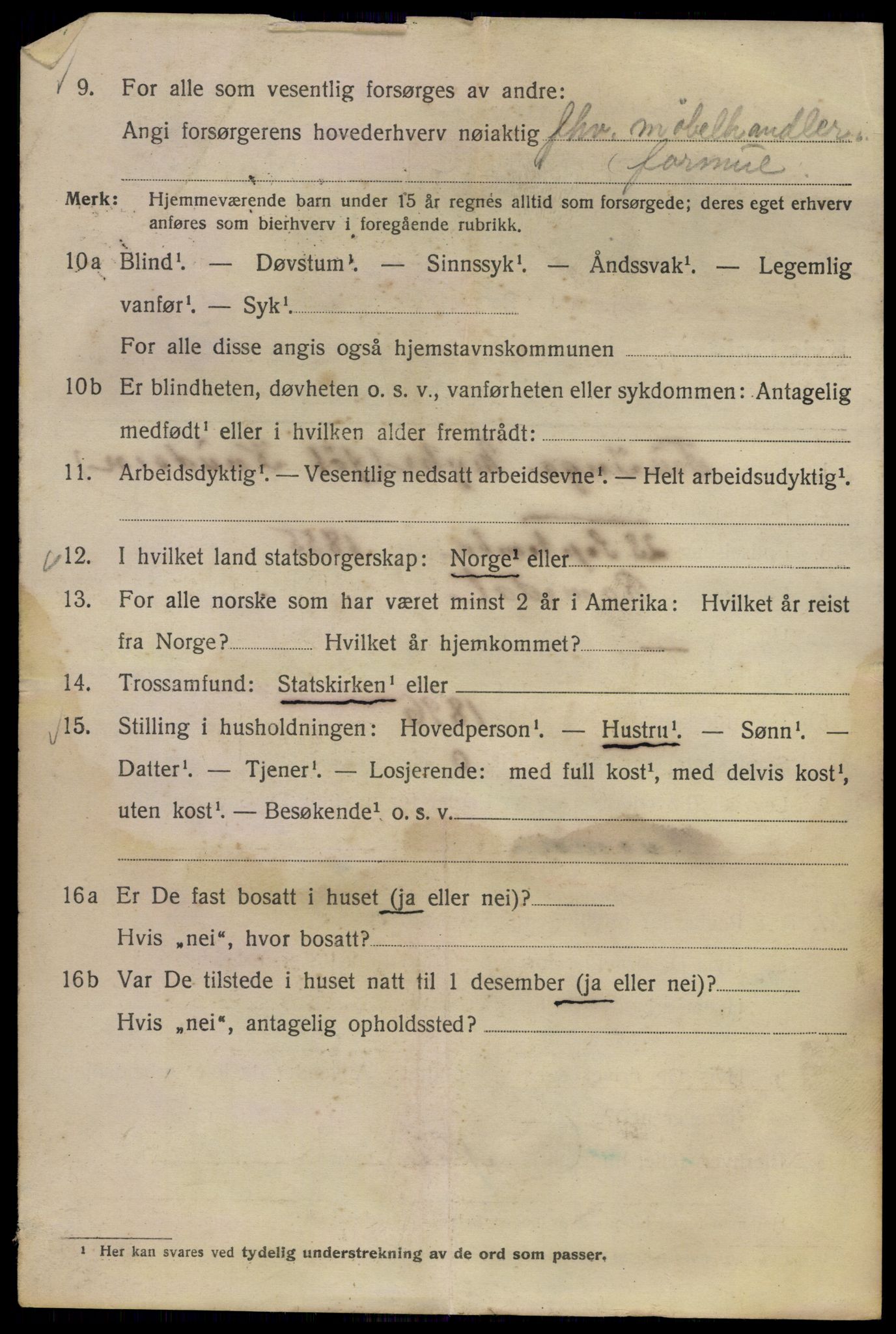 SAO, 1920 census for Kristiania, 1920, p. 224722