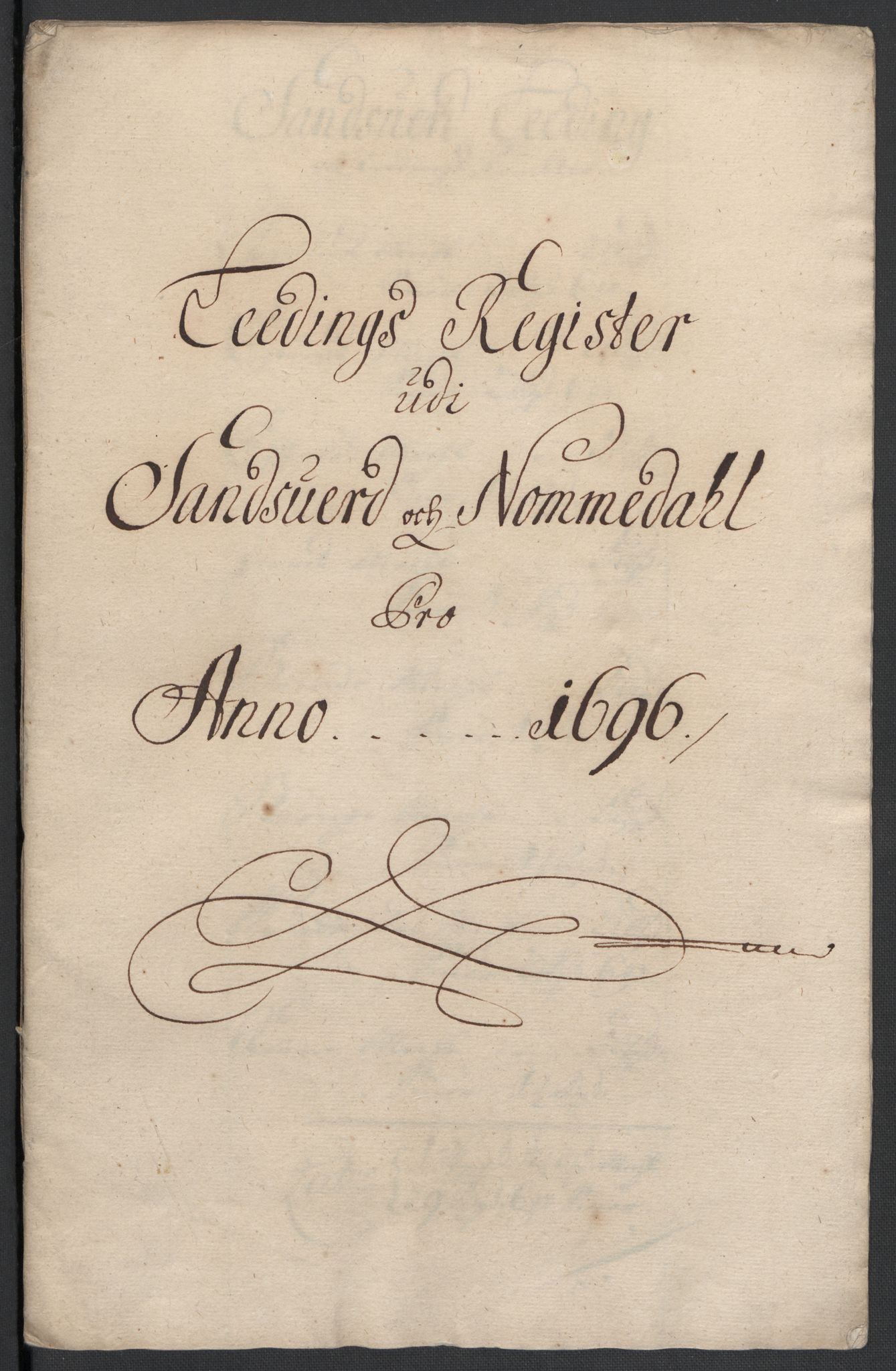 Rentekammeret inntil 1814, Reviderte regnskaper, Fogderegnskap, AV/RA-EA-4092/R24/L1576: Fogderegnskap Numedal og Sandsvær, 1696-1697, p. 27