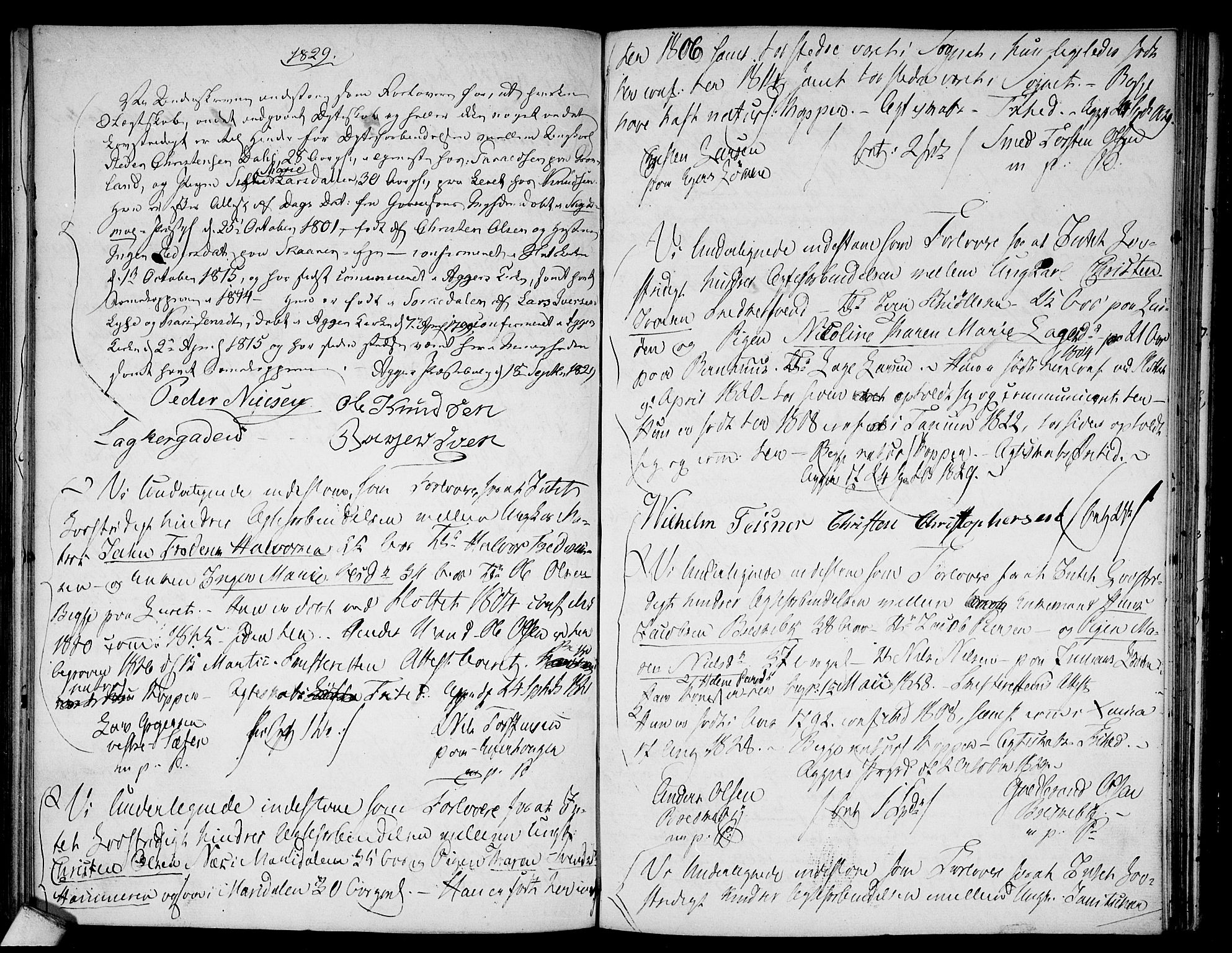 Aker prestekontor kirkebøker, AV/SAO-A-10861/L/L0004: Best man's statements no. 4, 1778-1831