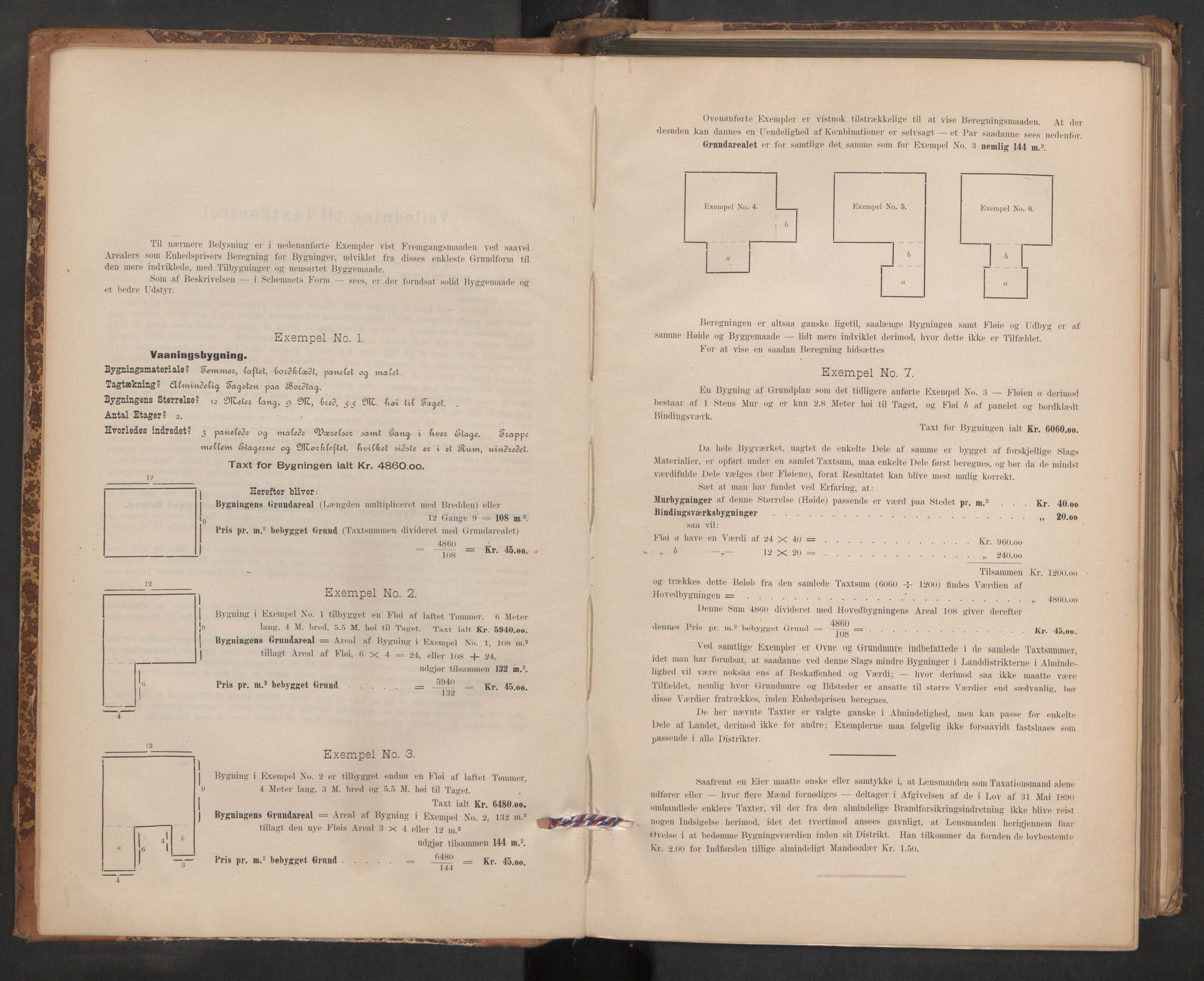 Norges brannkasse, branntakster Onsøy, AV/SAO-A-11074/F/Fb/L0001: Skjematakstprotokoll, 1895-1927