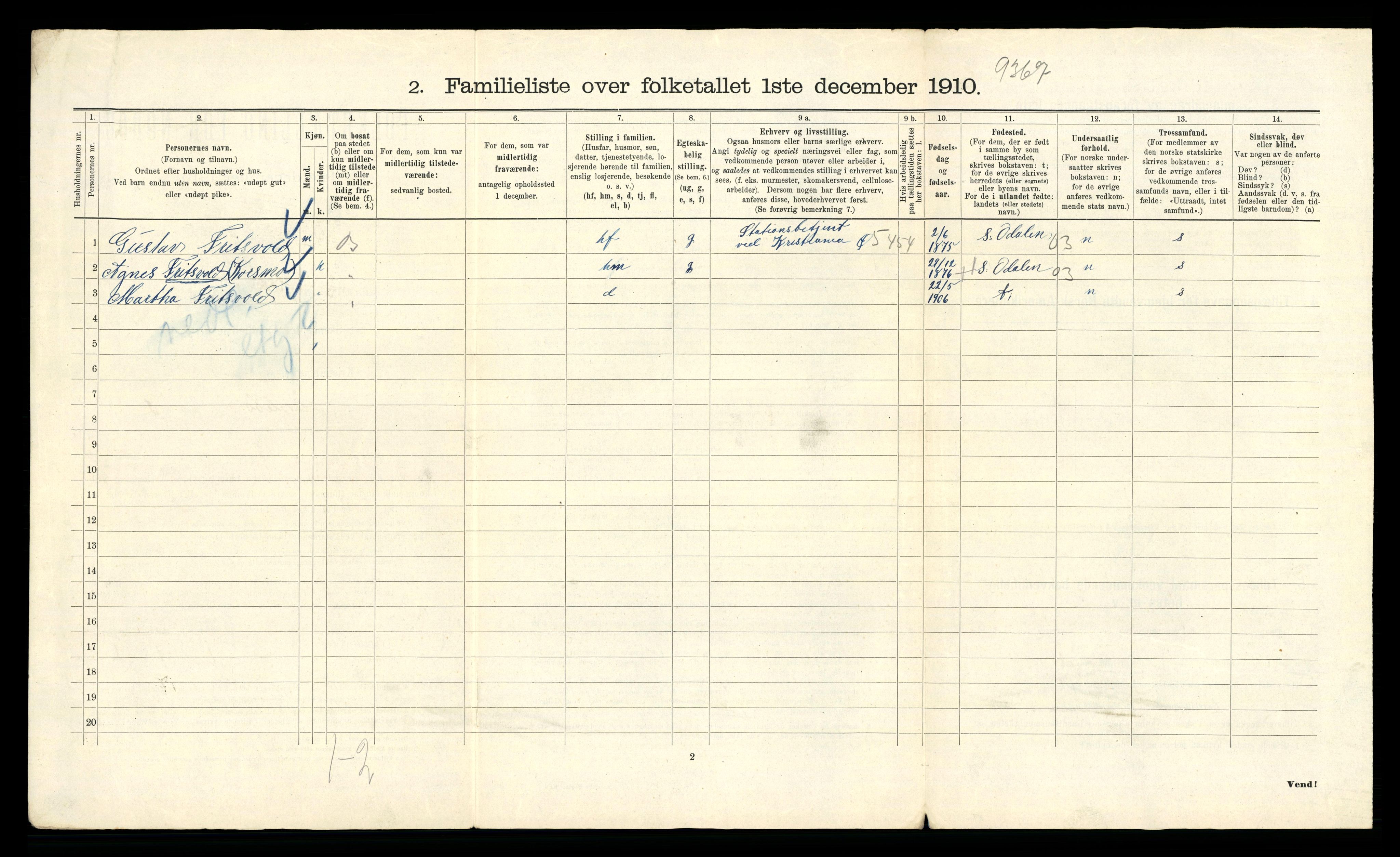 RA, 1910 census for Kristiania, 1910, p. 38266